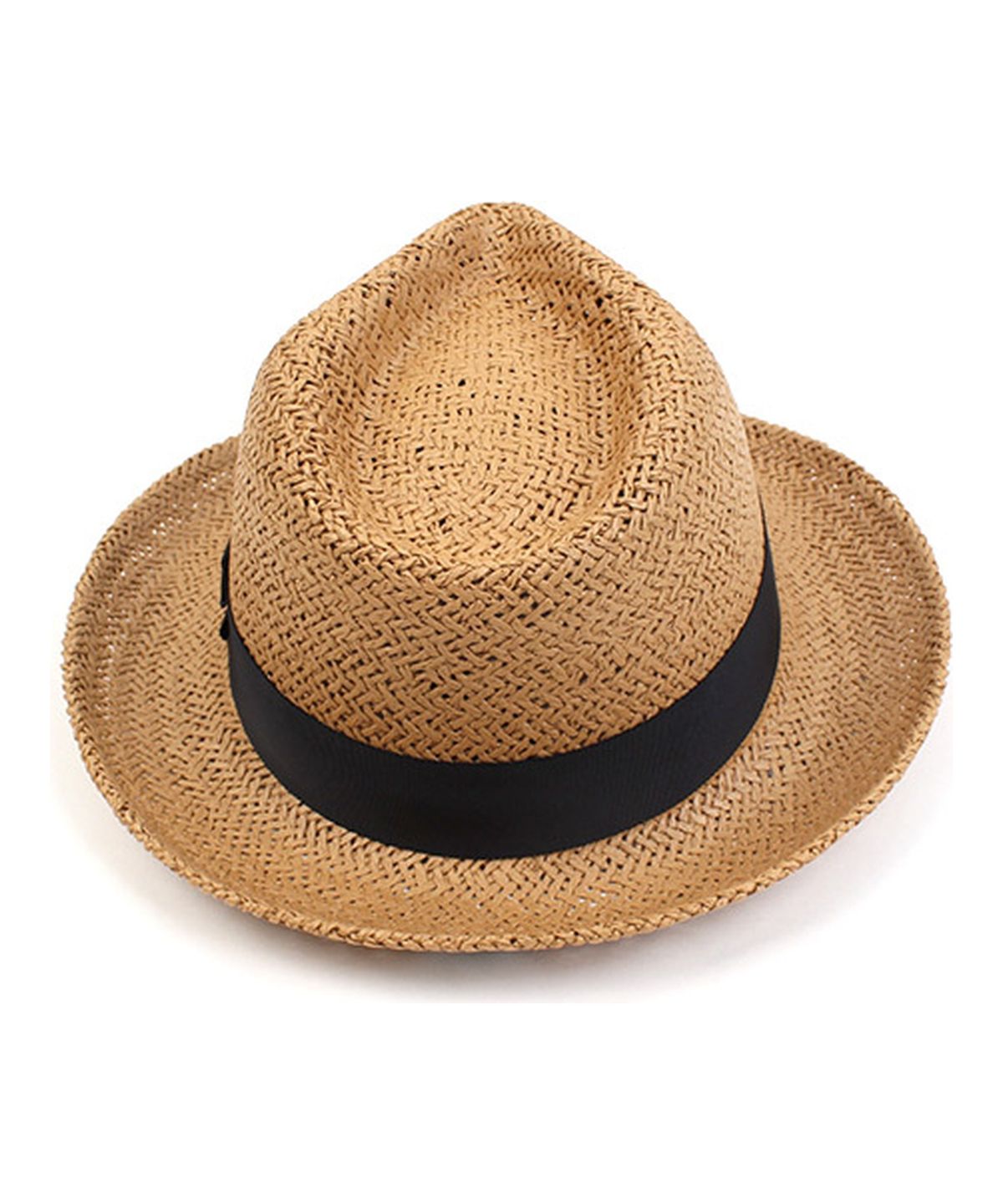 유니버셜 케미스트리(UNIVERSAL CHEMISTRY) BU Summer Brown Long Fedora 여름페도라