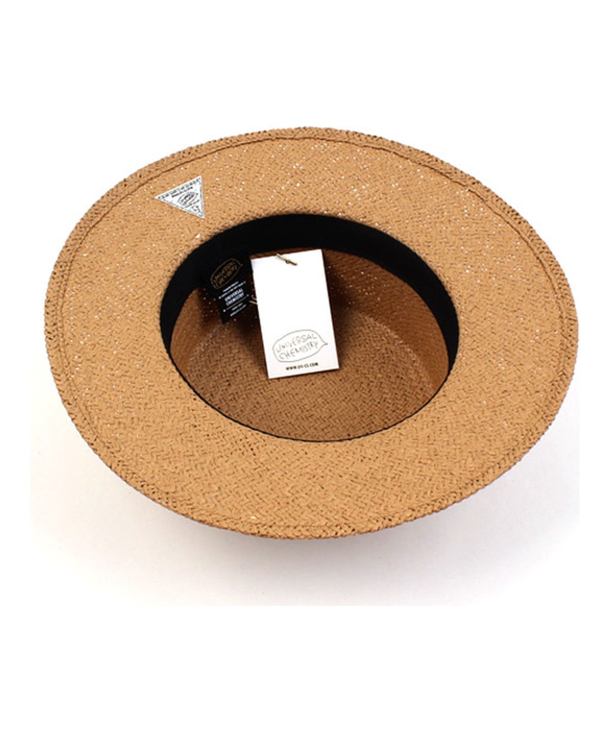 유니버셜 케미스트리(UNIVERSAL CHEMISTRY) Brown Line Brown Panama Hat 파나마햇