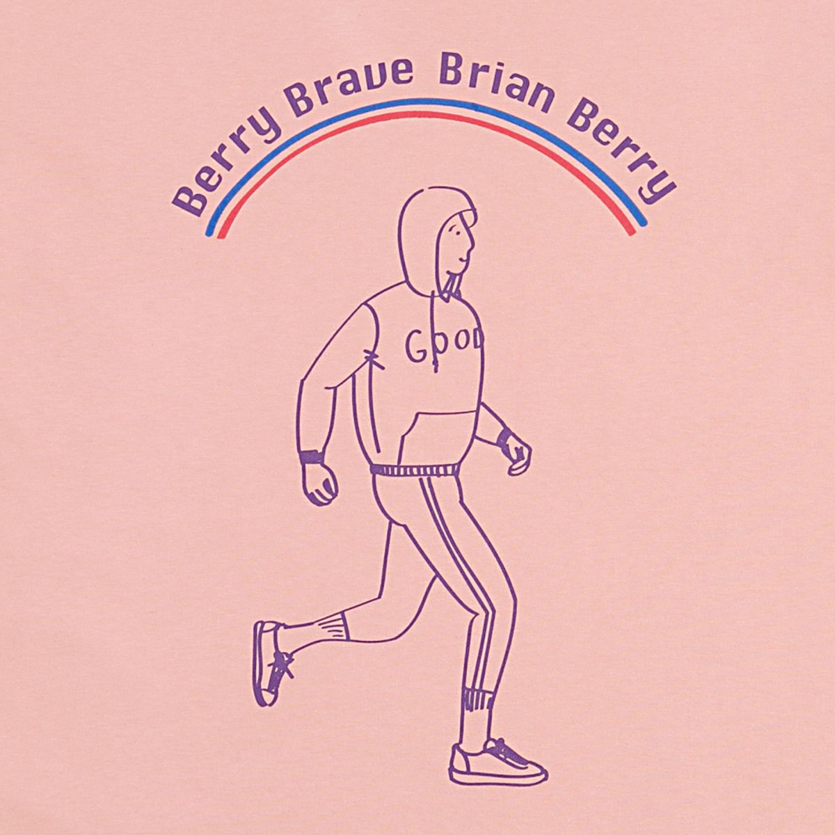 브라이언베리(BRIAN BERRY) SIGNATURE TEE_PEACH
