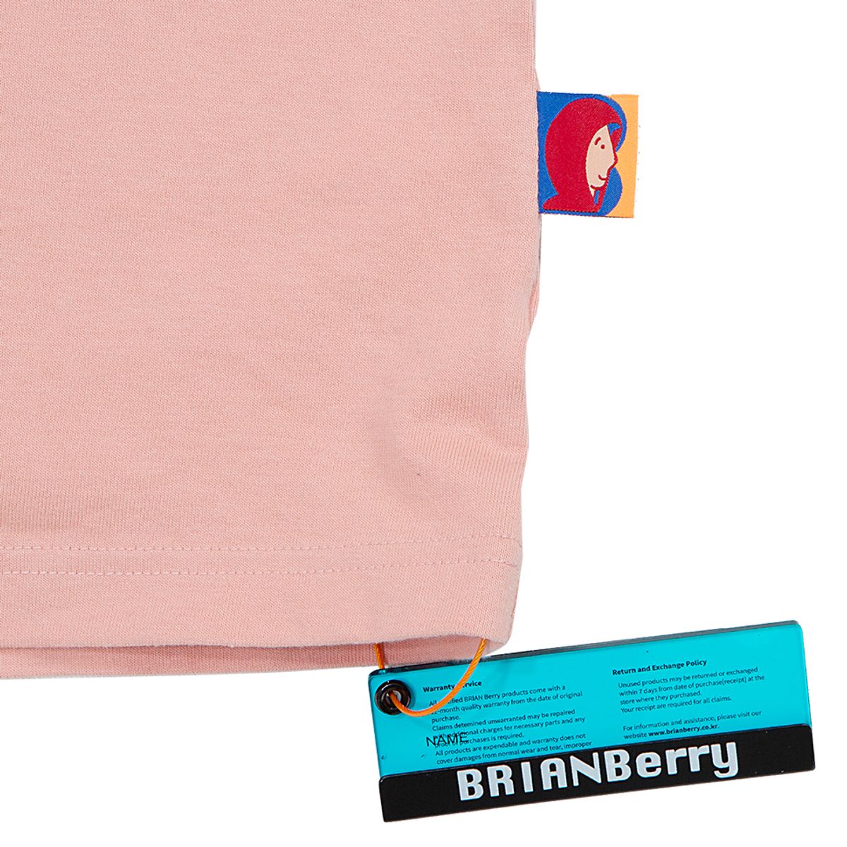 브라이언베리(BRIAN BERRY) SIGNATURE TEE_PEACH