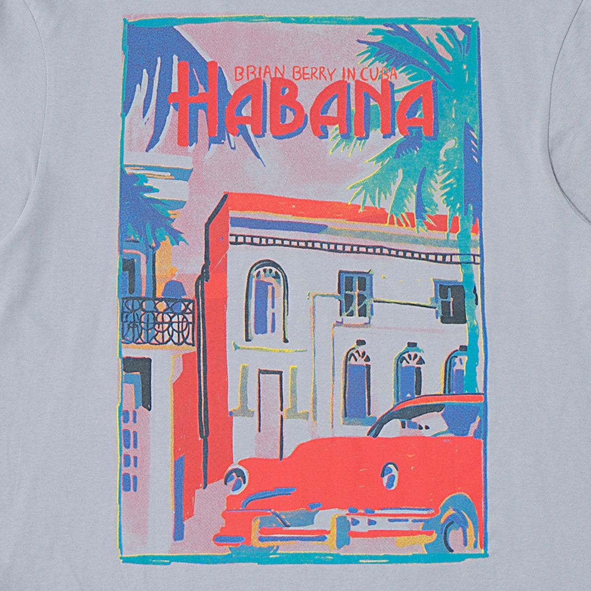 브라이언베리(BRIAN BERRY) CARLOS GRAPHIC TEE_L/GREY