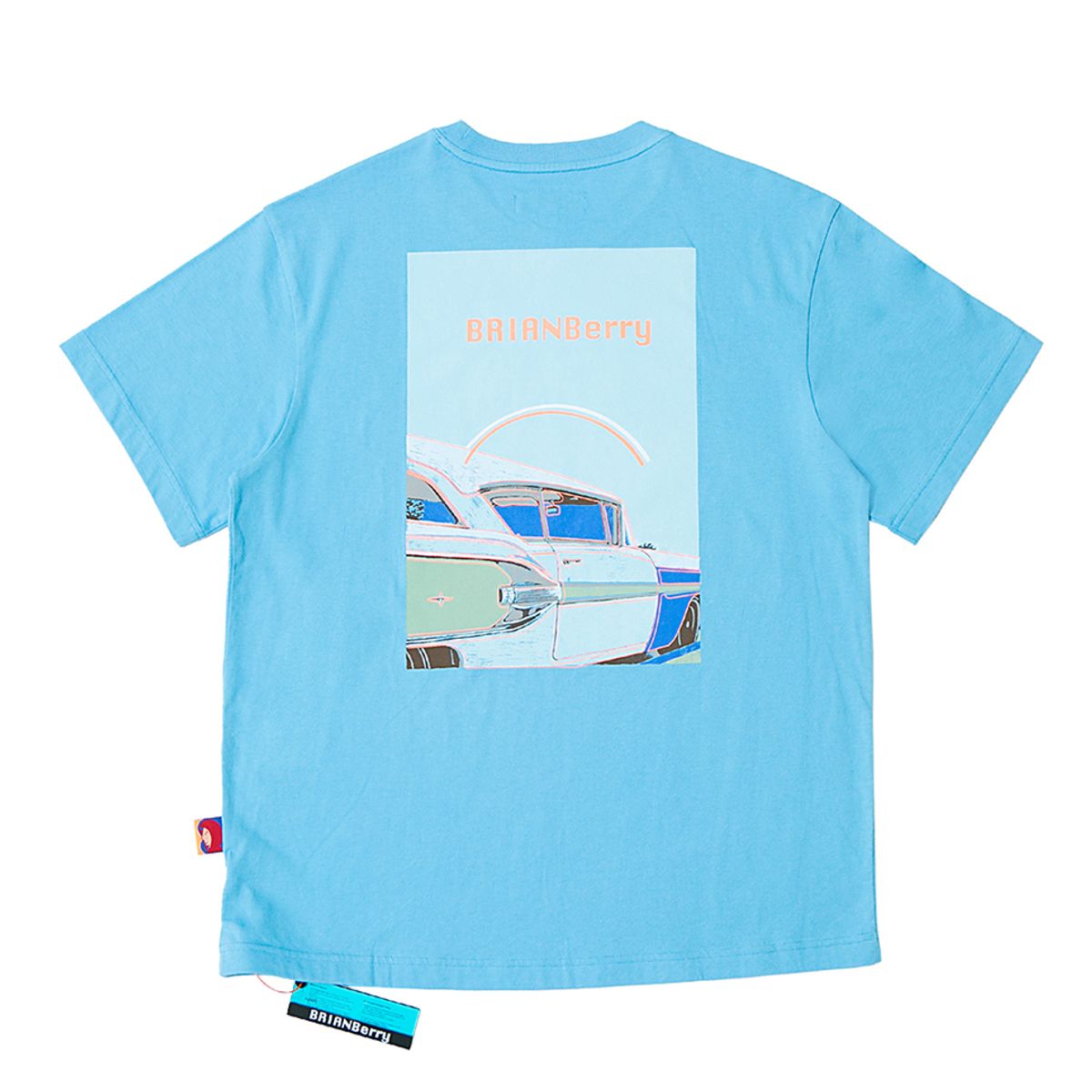 브라이언베리(BRIAN BERRY) PONTIAC GRAPHIC TEE_S/BLUE