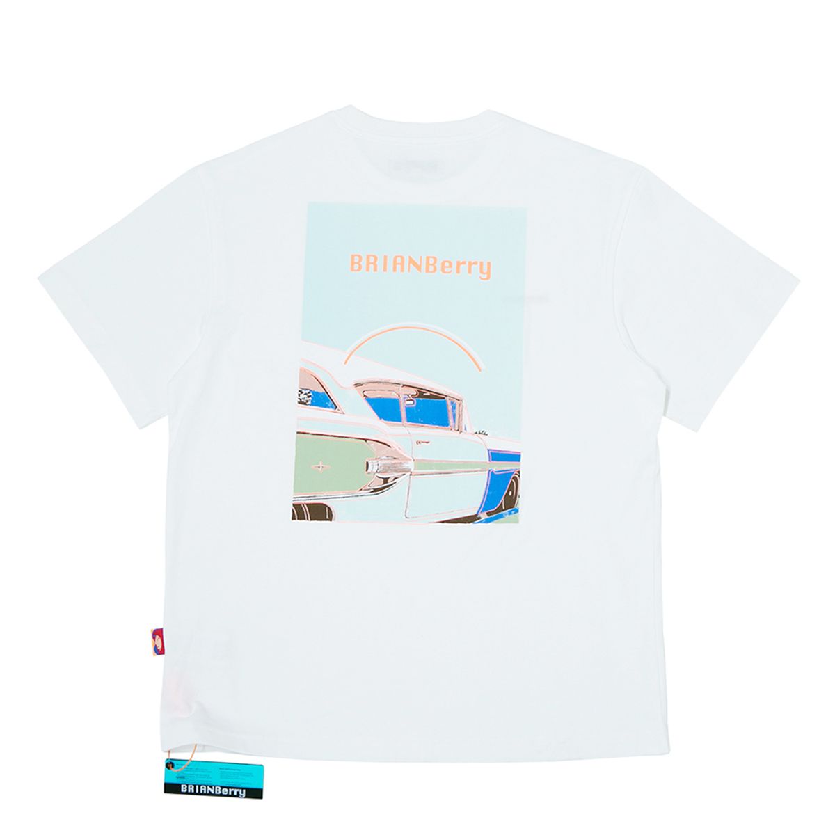 브라이언베리(BRIAN BERRY) PONTIAC GRAPHIC TEE_WHITE