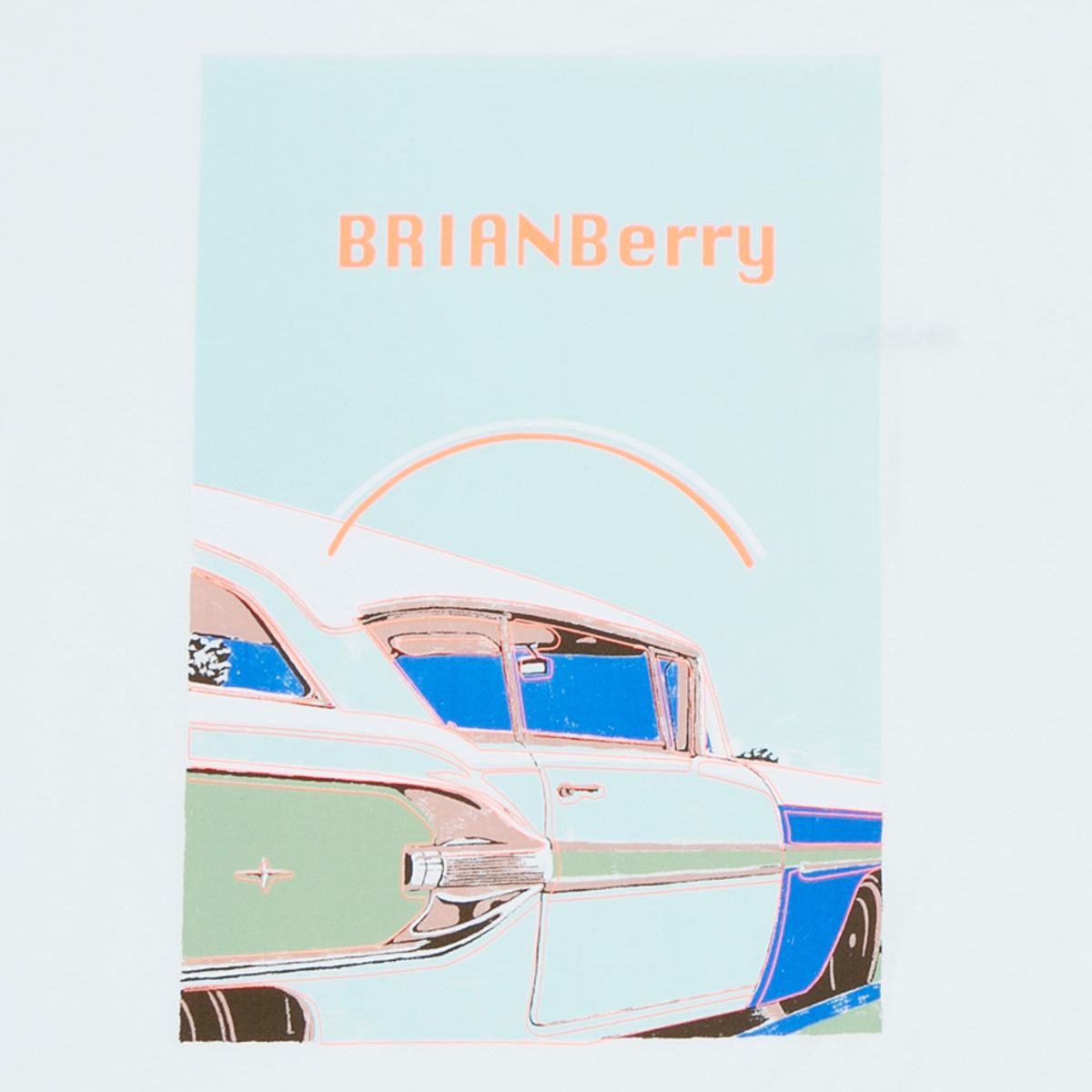 브라이언베리(BRIAN BERRY) PONTIAC GRAPHIC TEE_WHITE