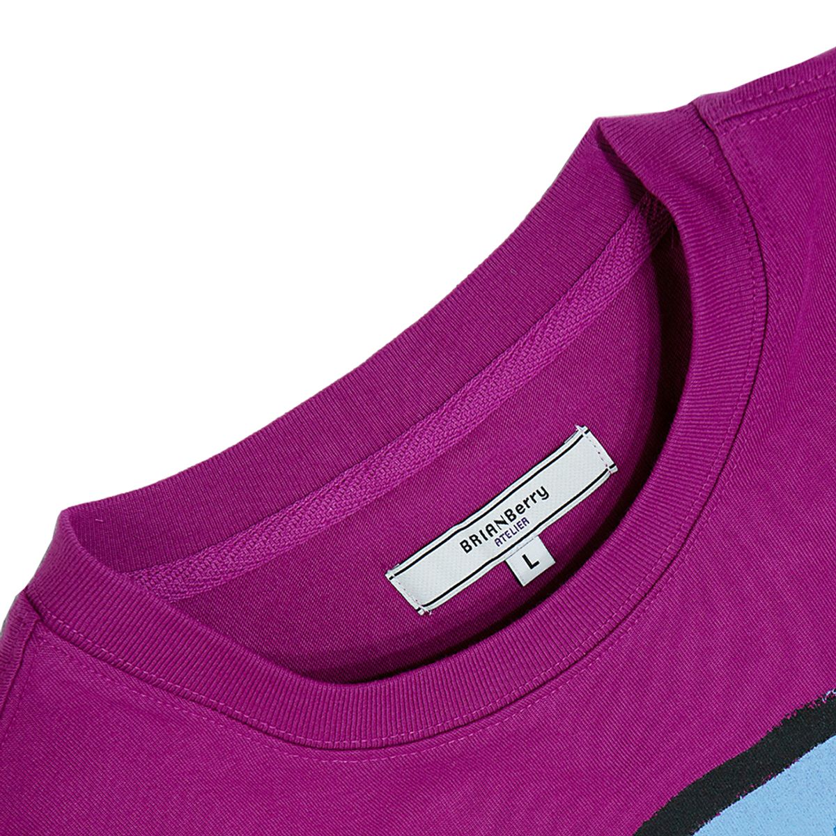 브라이언베리(BRIAN BERRY) VIDAL GRAPHIC TEE_D/MAGENTA