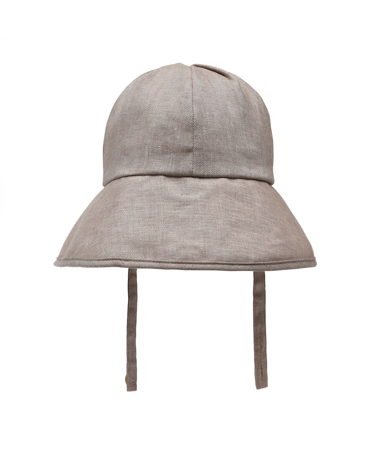 언더컨트롤 스튜디오(UNDERCONTROL STUDIO) 여름 탈부착 스트랩 와이드 여성 모자 사계절 버킷햇 STRAP BUCKET / LINEN TW / L BROWN