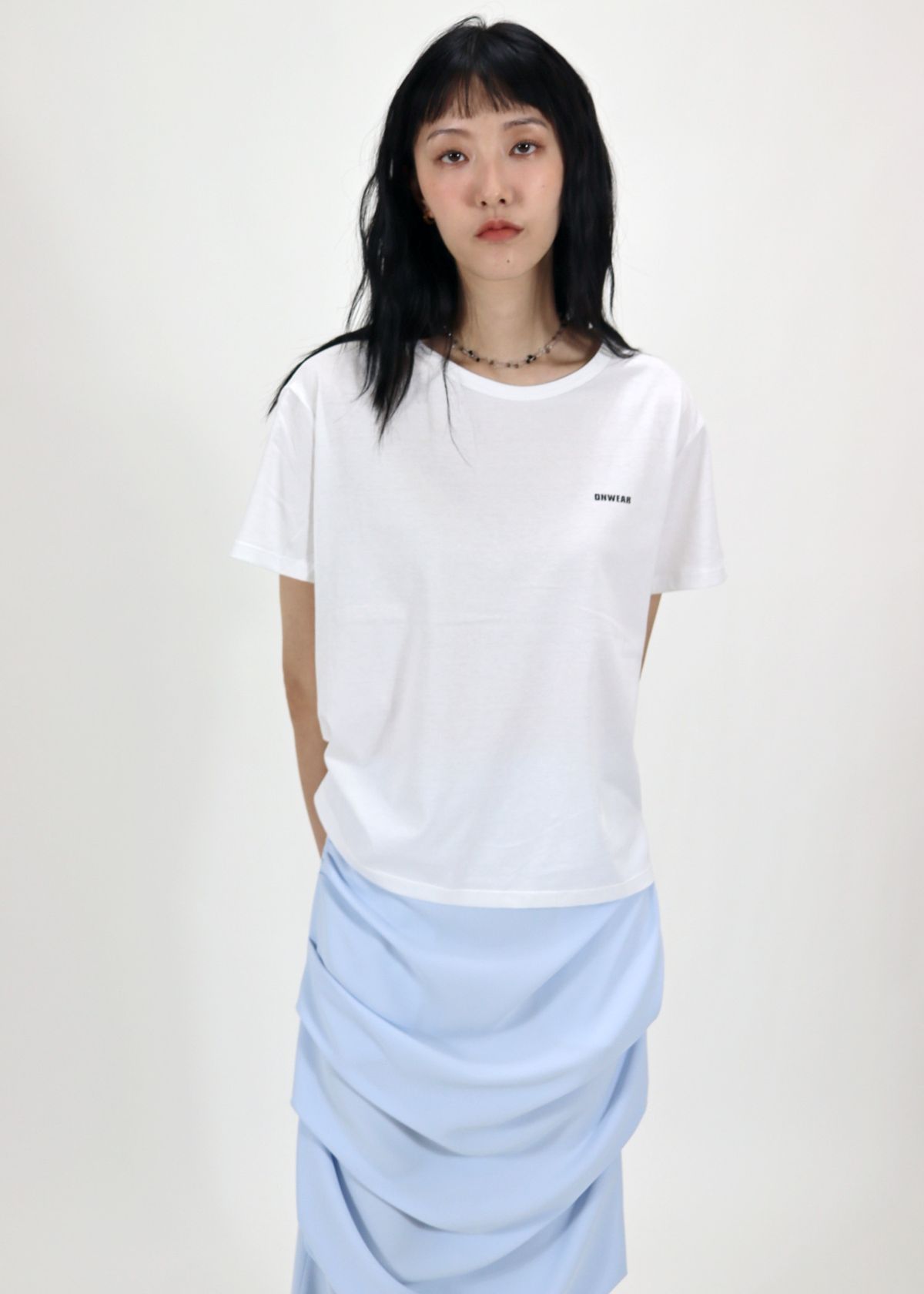 온웨어(ONWEAR) ONWEAR SHORT SLEEVE T-SHIRT_ WHITE