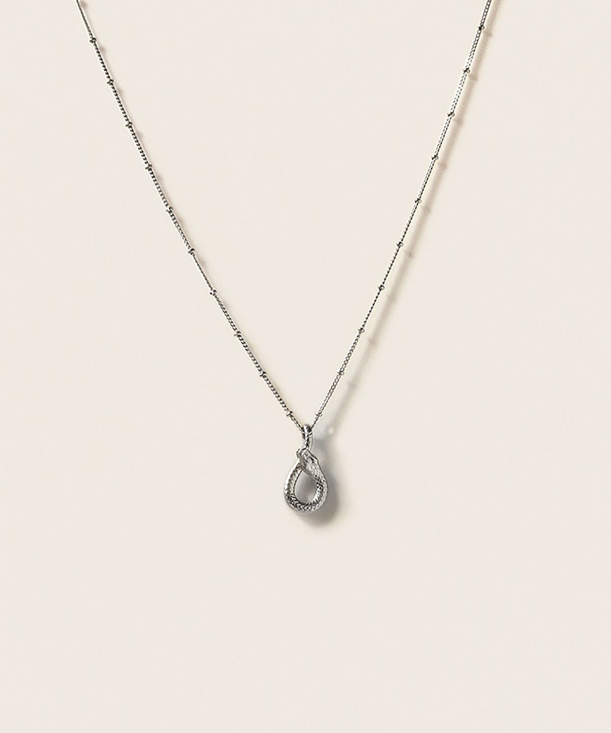 노이에블리테(NEUEBLUTE) Circle Snake Necklace