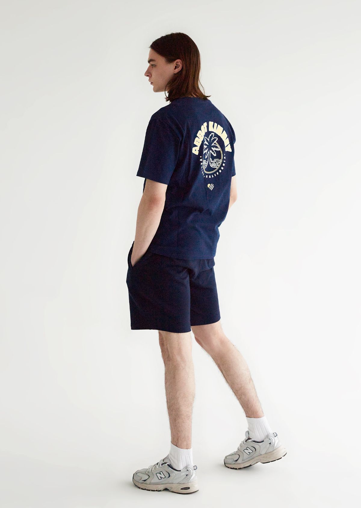 주네시 스포츠 클럽(JUNECI SPORTS CLUB) 애벗키니 코튼USA 티셔츠 남녀공용 (Navy)