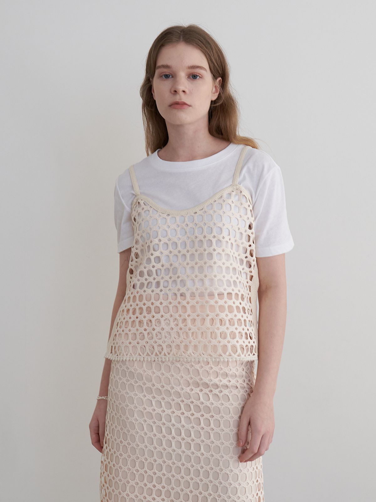 라비올렛트(LA VIOLETTE) Lace Top (Cream)