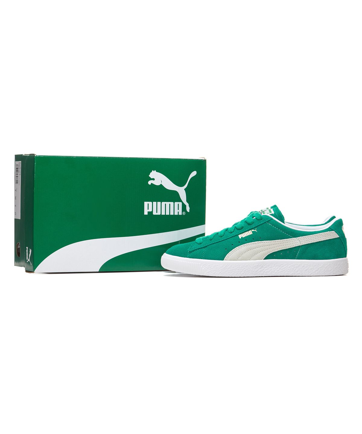 푸마(PUMA) 스웨이드 빈티지 - 그린:화이트 / 374921-03