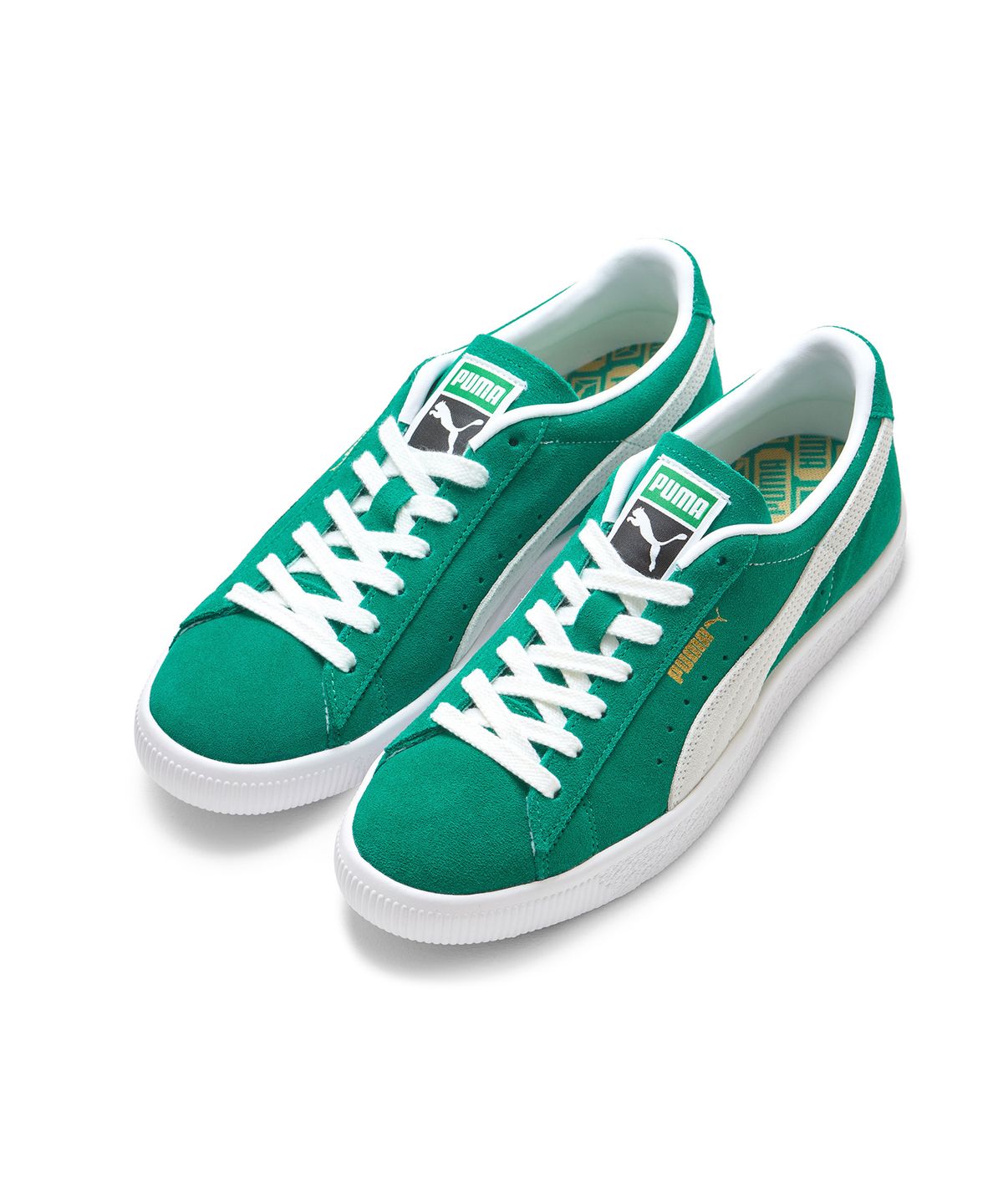 푸마(PUMA) 스웨이드 빈티지 - 그린:화이트 / 374921-03