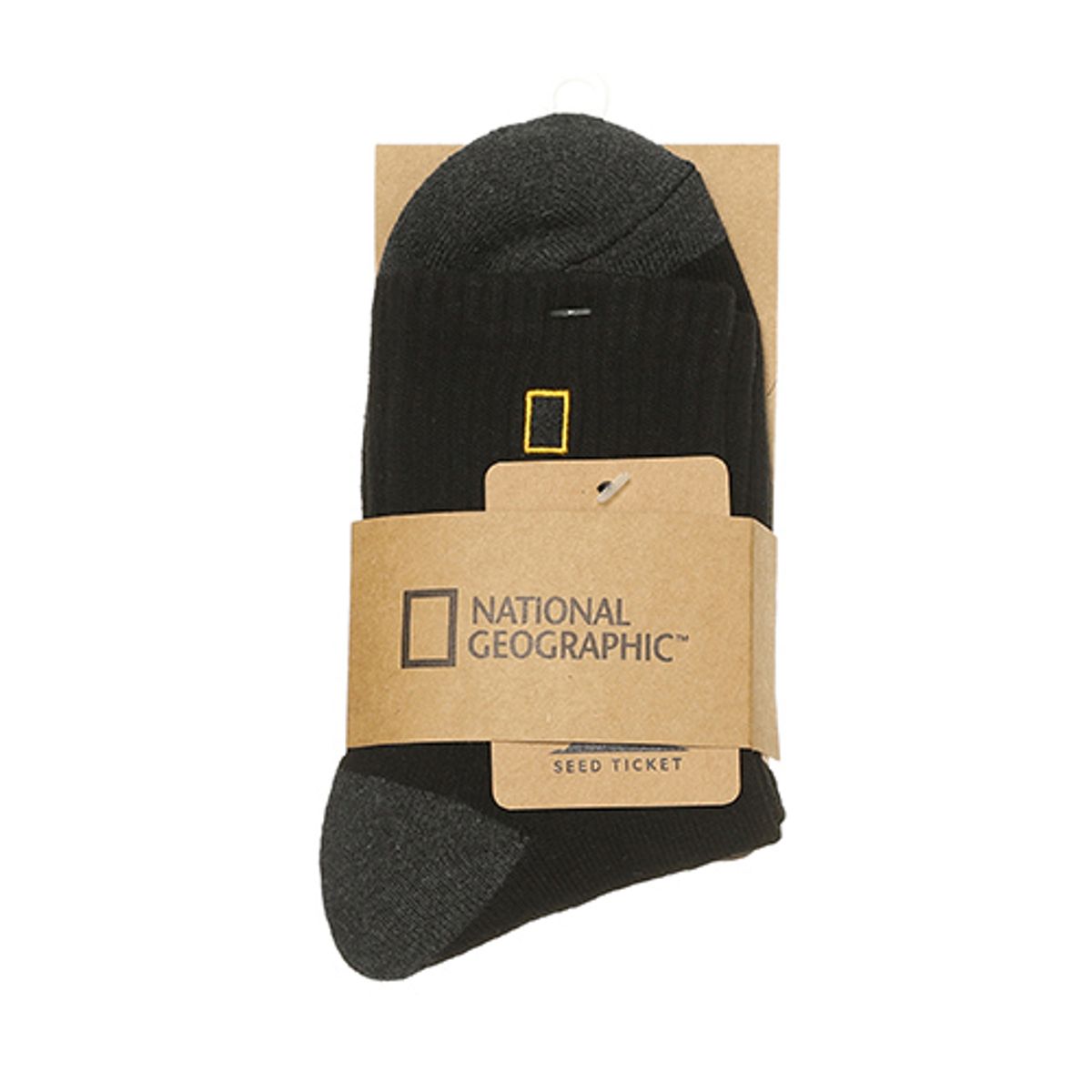 내셔널지오그래픽(NATIONALGEOGRAPHIC) N215ASO520 리사이클 스퀘어 미드삭스 BLACK