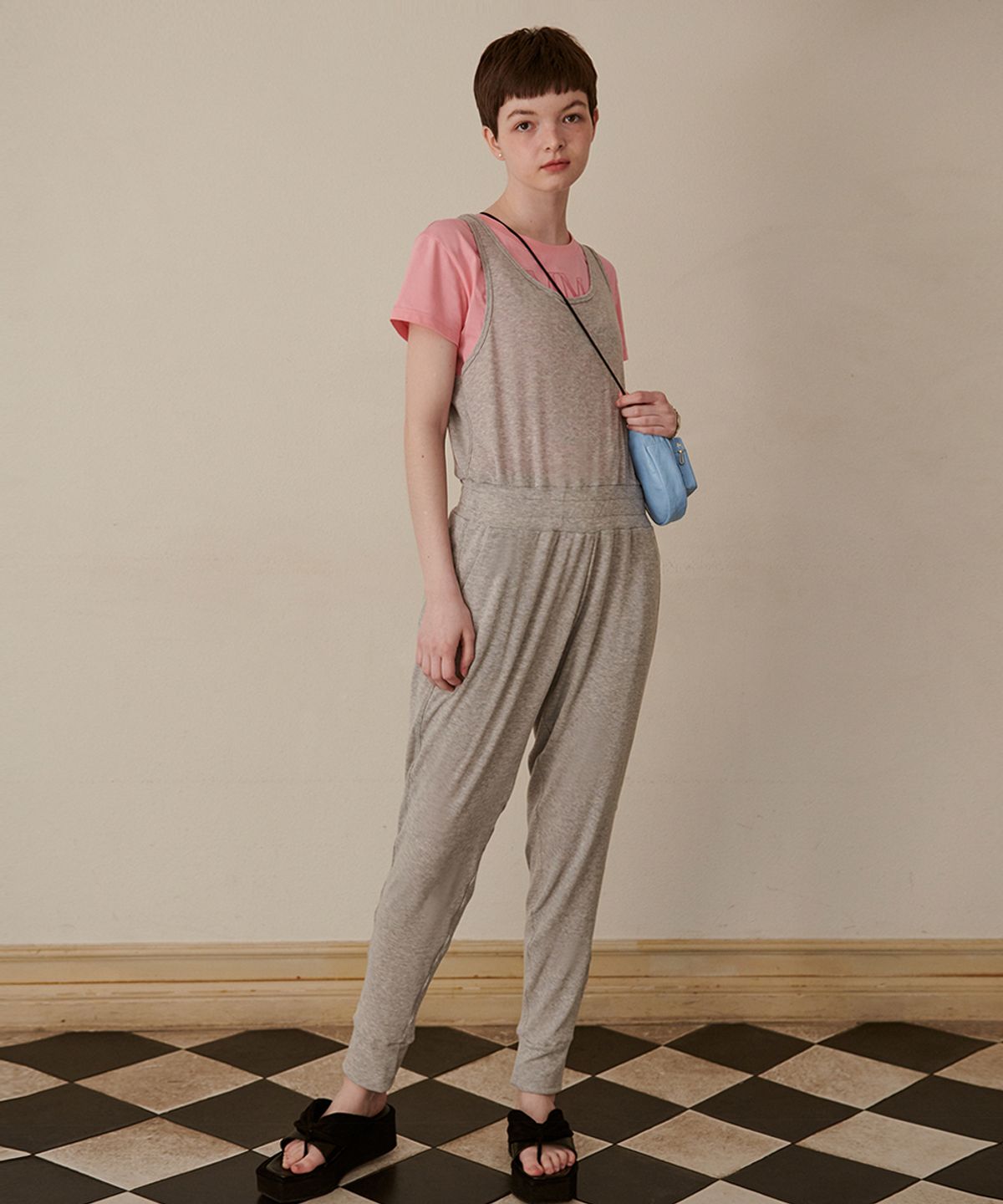 시눈(SINOON) COTTON SOFT JUMPSUIT