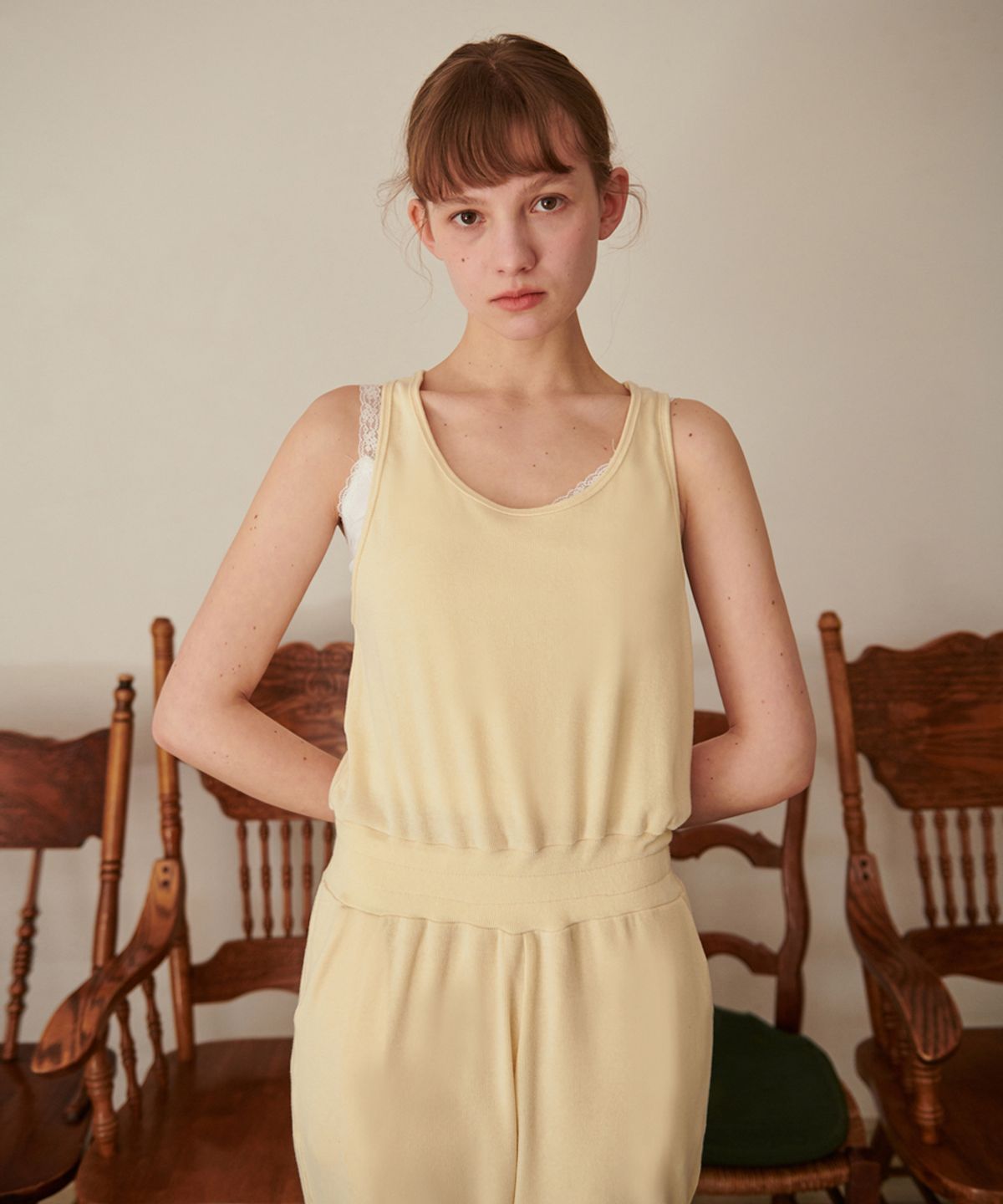 시눈(SINOON) COTTON SOFT JUMPSUIT