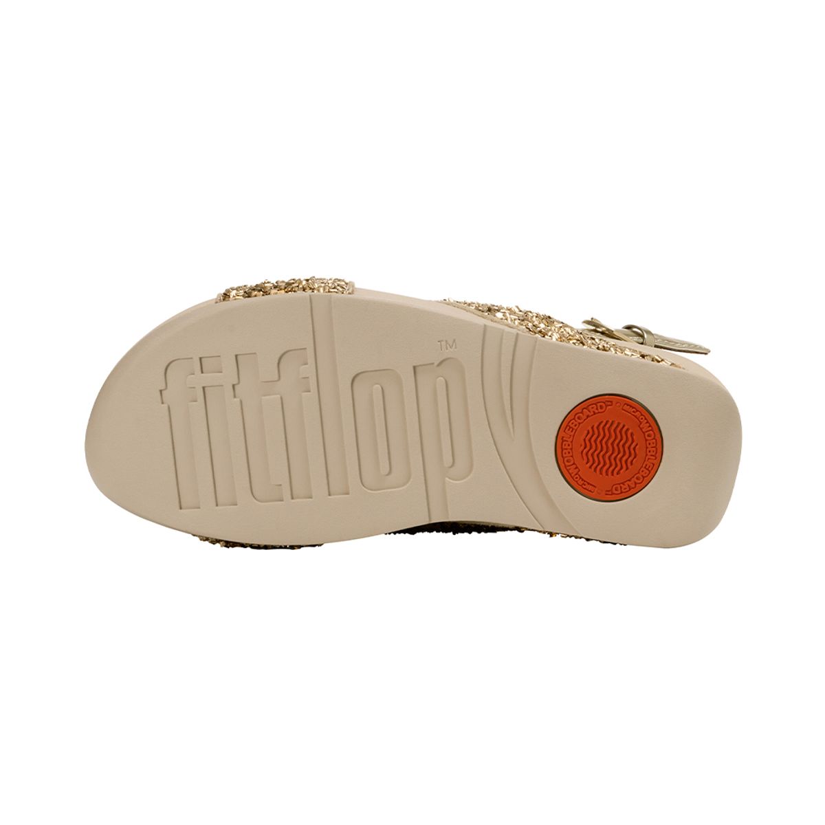 핏플랍(FITFLOP) 루루 쉬머포일 샌들 Gold