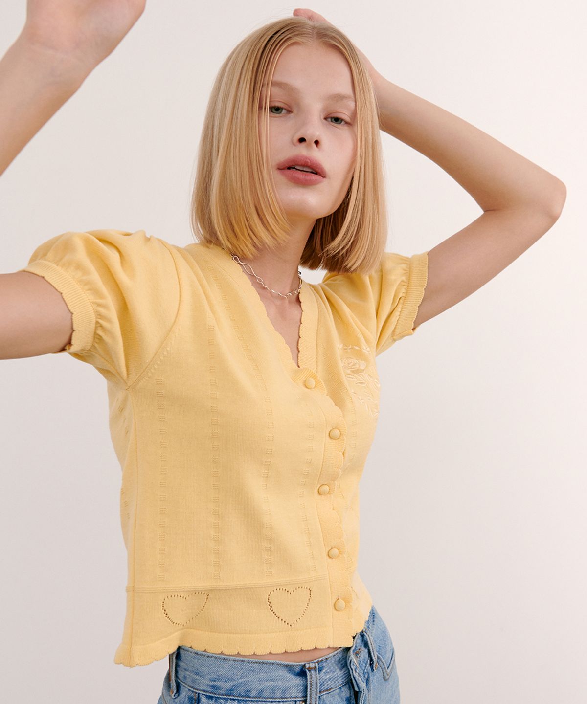 시눈(SINOON) SCALLOP CARDIGAN
