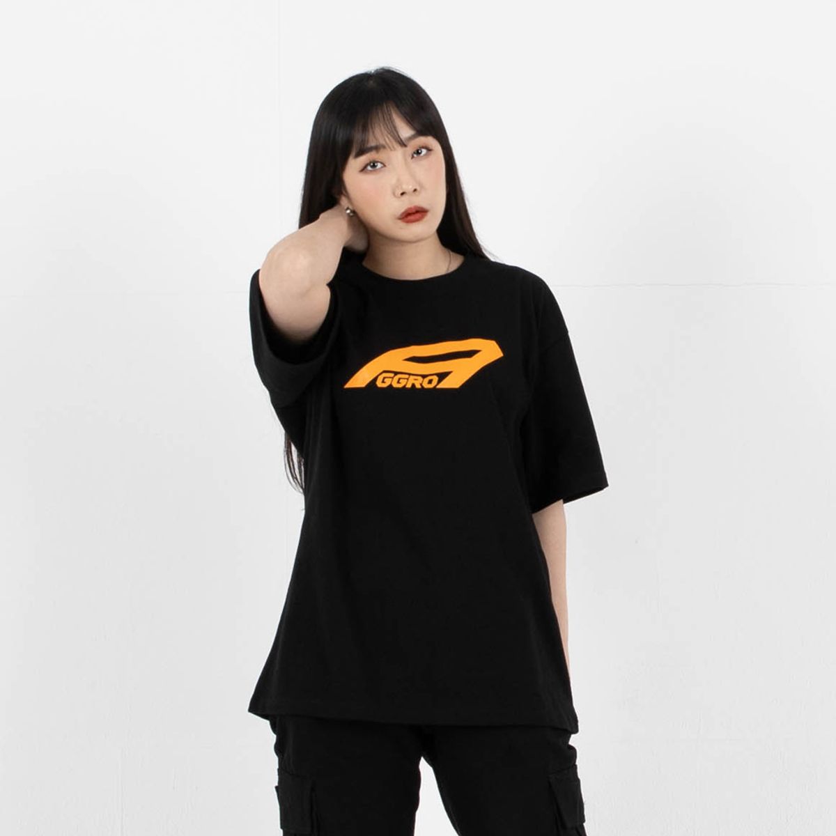 어그로(AGGRO) 심볼 티셔츠 BLACK