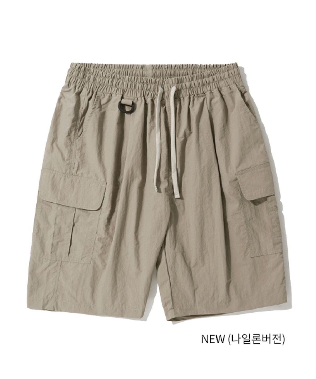 모더먼트(MODERMENT) BDU 와이드 카고 반바지 [베이지]