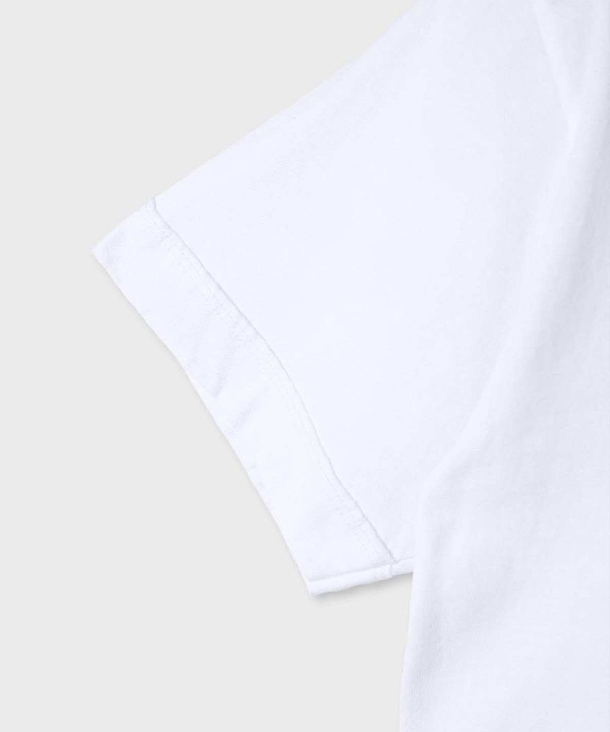 빠니깔레(PANICALE) 배색 포켓 라운드 코튼 티셔츠 2 COLOR