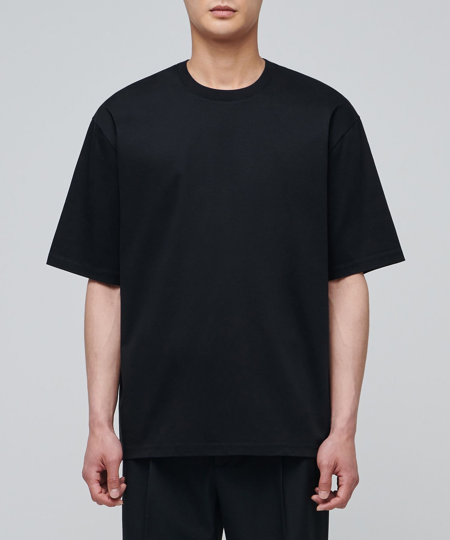 ★MUSINSA STANDARD★ Relaxed Cotton Tencel Pigment Shirt Dus MUSINSA | MUSINSA STANDARD [Cool Standard] Relaxed Fit Crew