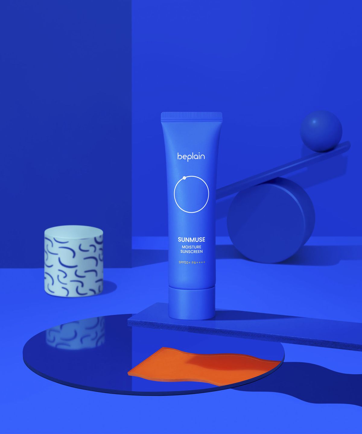 비플레인(BEPLAIN) [유기자차]선뮤즈 모이스처 선크림 50ml (SPF50+/PA++++)