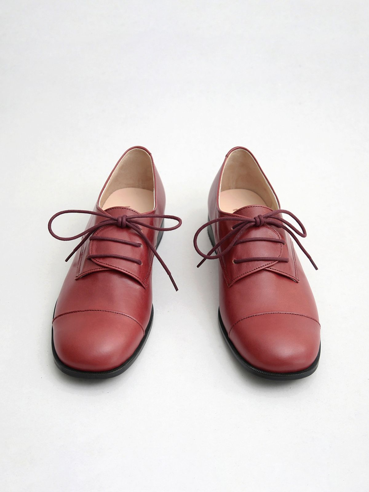 흰(HEENN) Derby Shoes_Gather . Rose