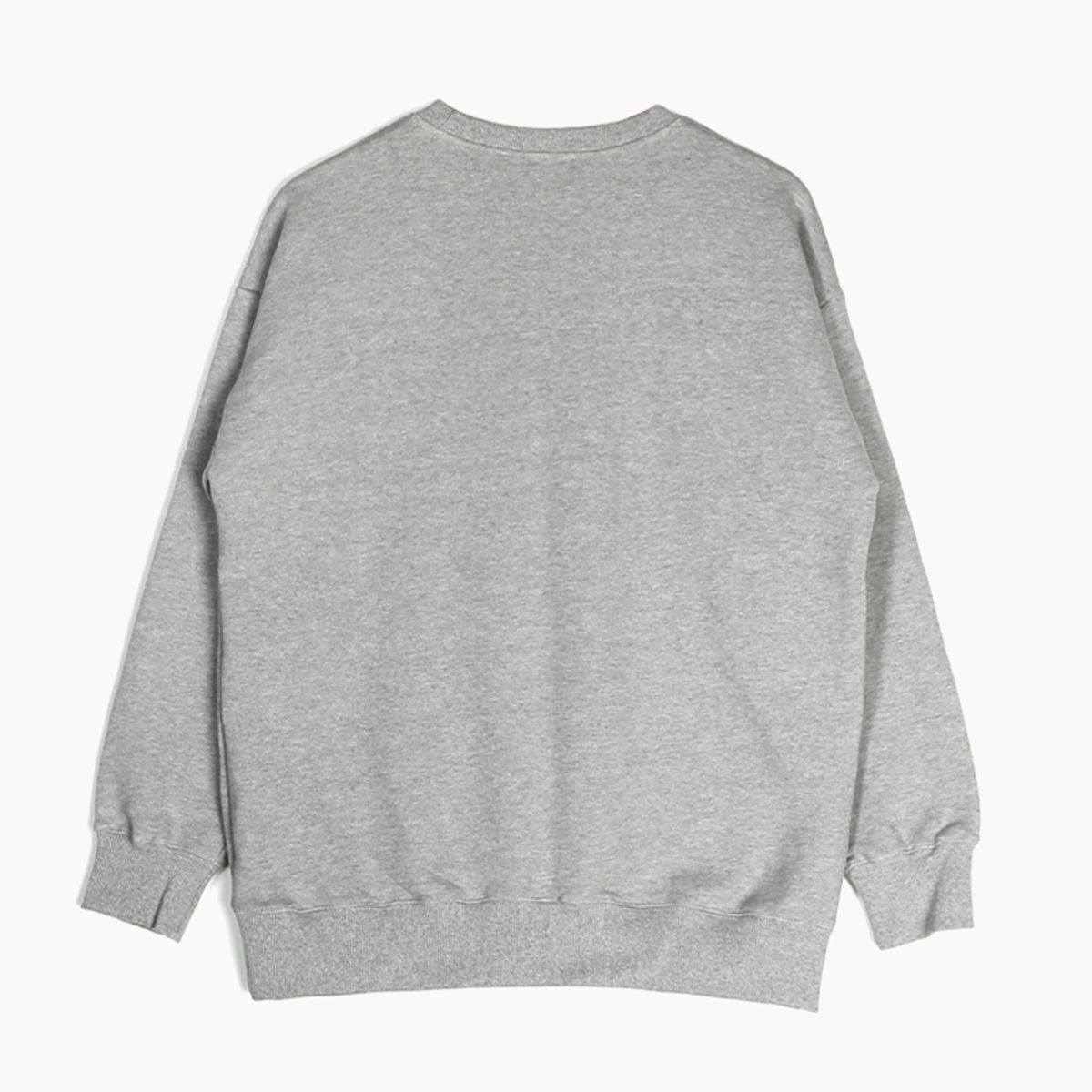 리블렛츠더블엠(REBLETSWM) 베이직 로고 맨투맨 그레이 BASIC LOGO SWEAT SHIRTS GRAY