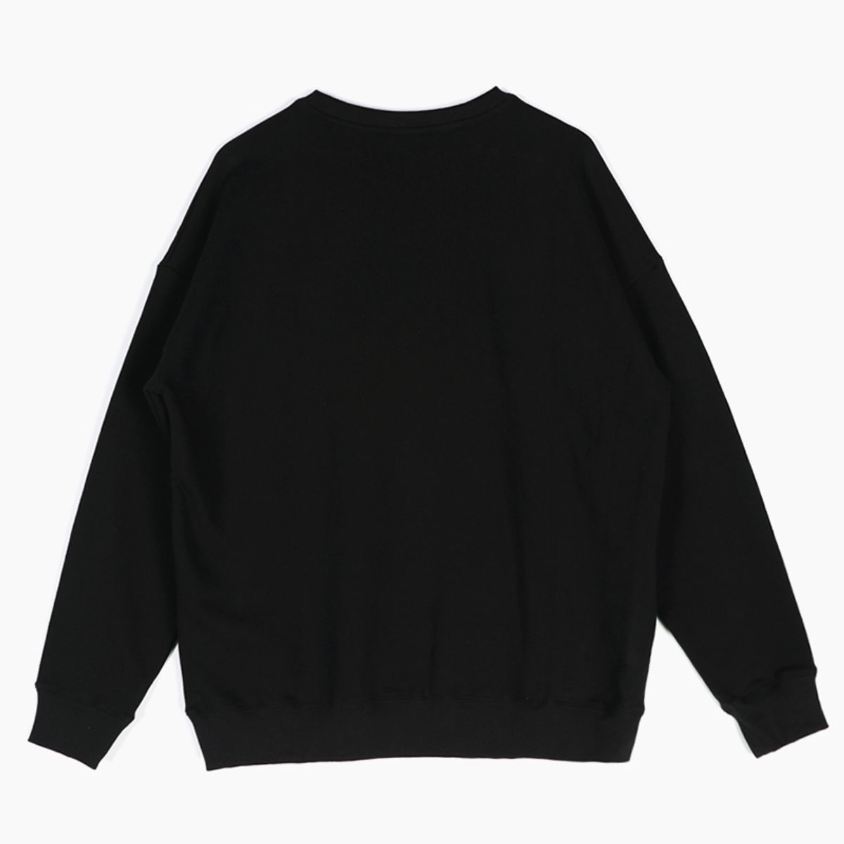 리블렛츠더블엠(REBLETSWM) 베이직 로고 맨투맨 블랙 BASIC LOGO SWEAT SHIRTS BLACK