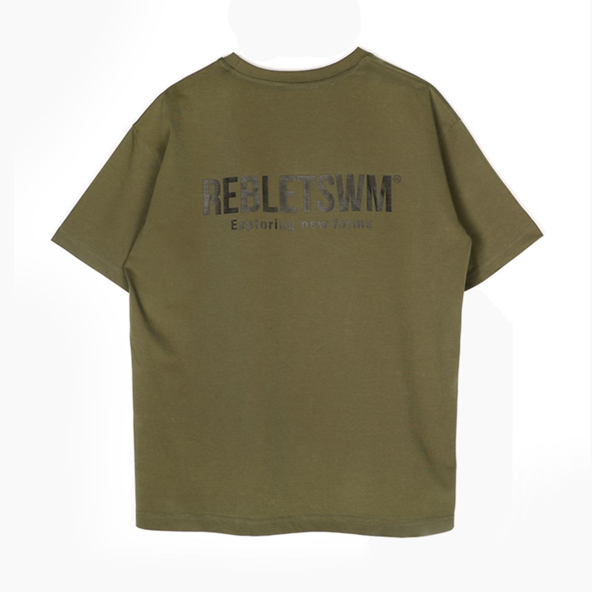 리블렛츠더블엠(REBLETSWM) 베이직 로고 반팔티 카키 BASIC LOGO T-SHIRTS KHAKI