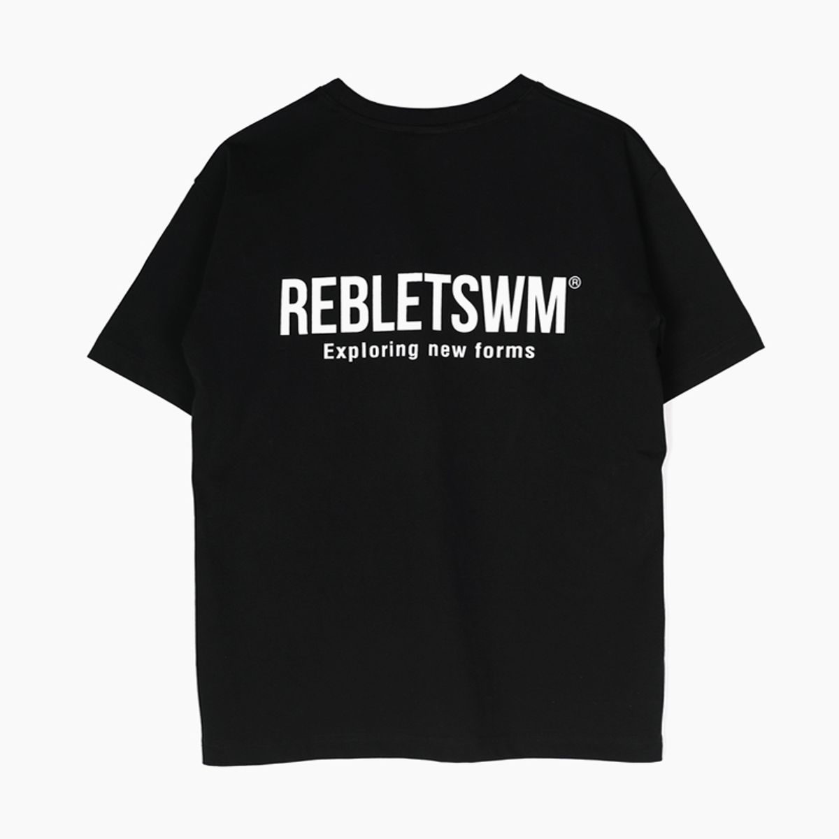 리블렛츠더블엠(REBLETSWM) 베이직 로고 반팔티 블랙 BASIC LOGO T-SHIRTS BLACK
