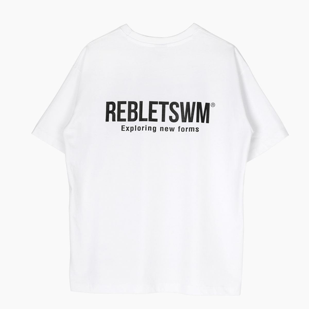 리블렛츠더블엠(REBLETSWM) 베이직 로고 반팔티 화이트 BASIC LOGO T-SHIRTS WHITE