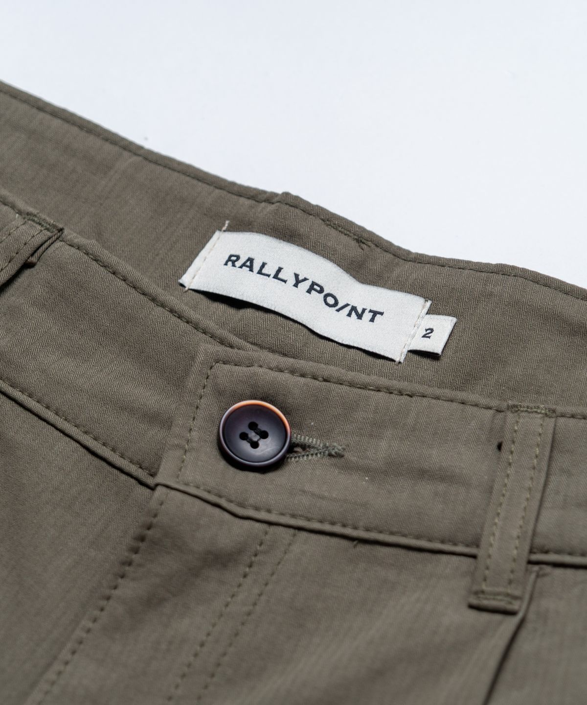 랠리포인트(RALLY POINT) Seersucker Stripe Chino Pant_Khaki
