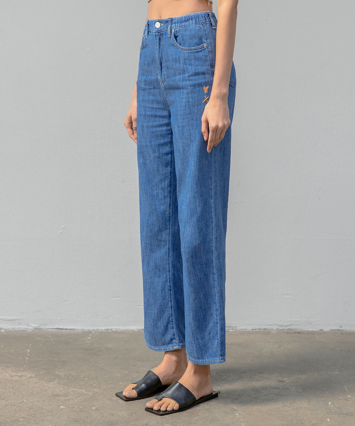 판도라핏(PANDORAFIT) [WIDE] Ocean Jeans