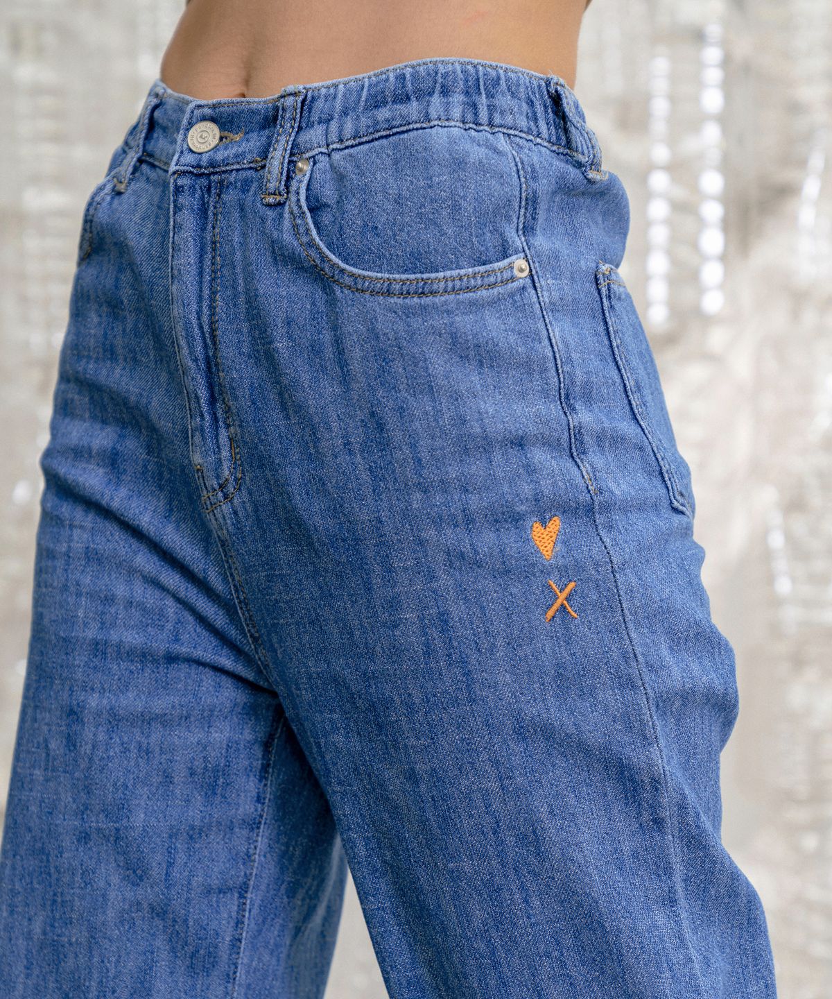 판도라핏(PANDORAFIT) [WIDE] Ocean Jeans