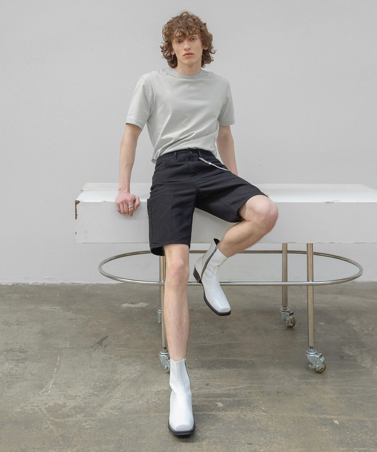 판도라핏(PANDORAFIT) [SHORTS] Organisation Jeans Black