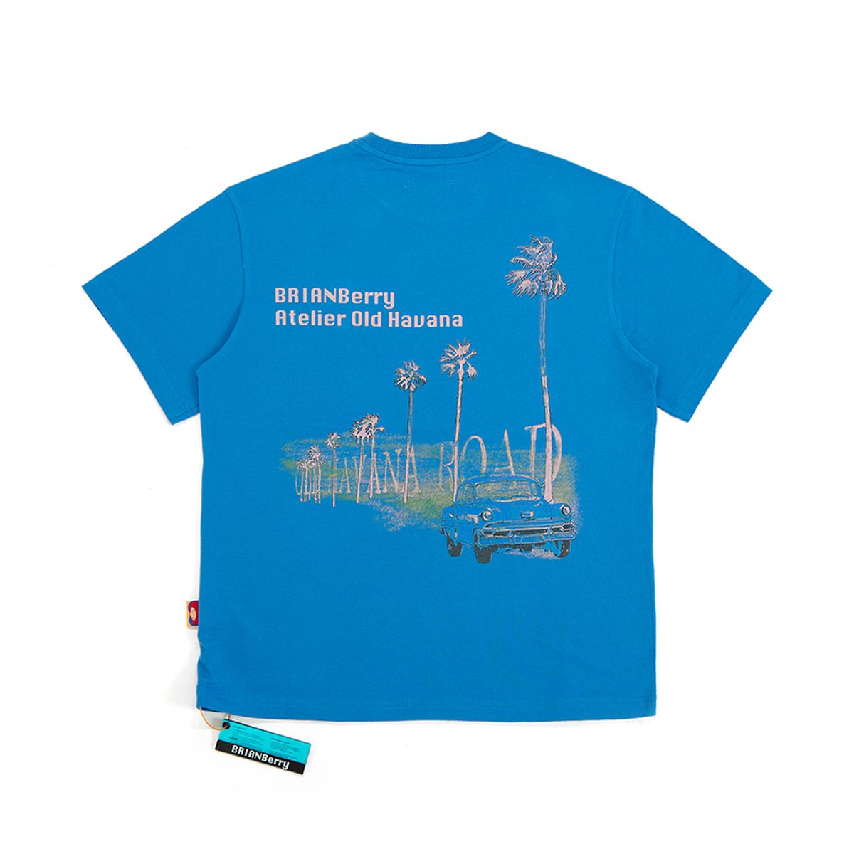 브라이언베리(BRIAN BERRY) GRANMA GRAPHIC TEE_BLUE