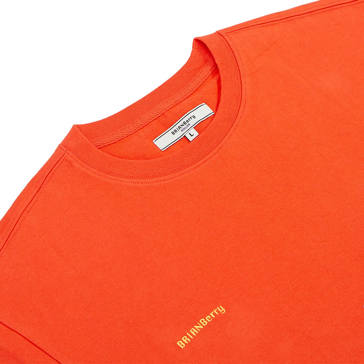 브라이언베리(BRIAN BERRY) GRANMA GRAPHIC TEE_B/ORANGE