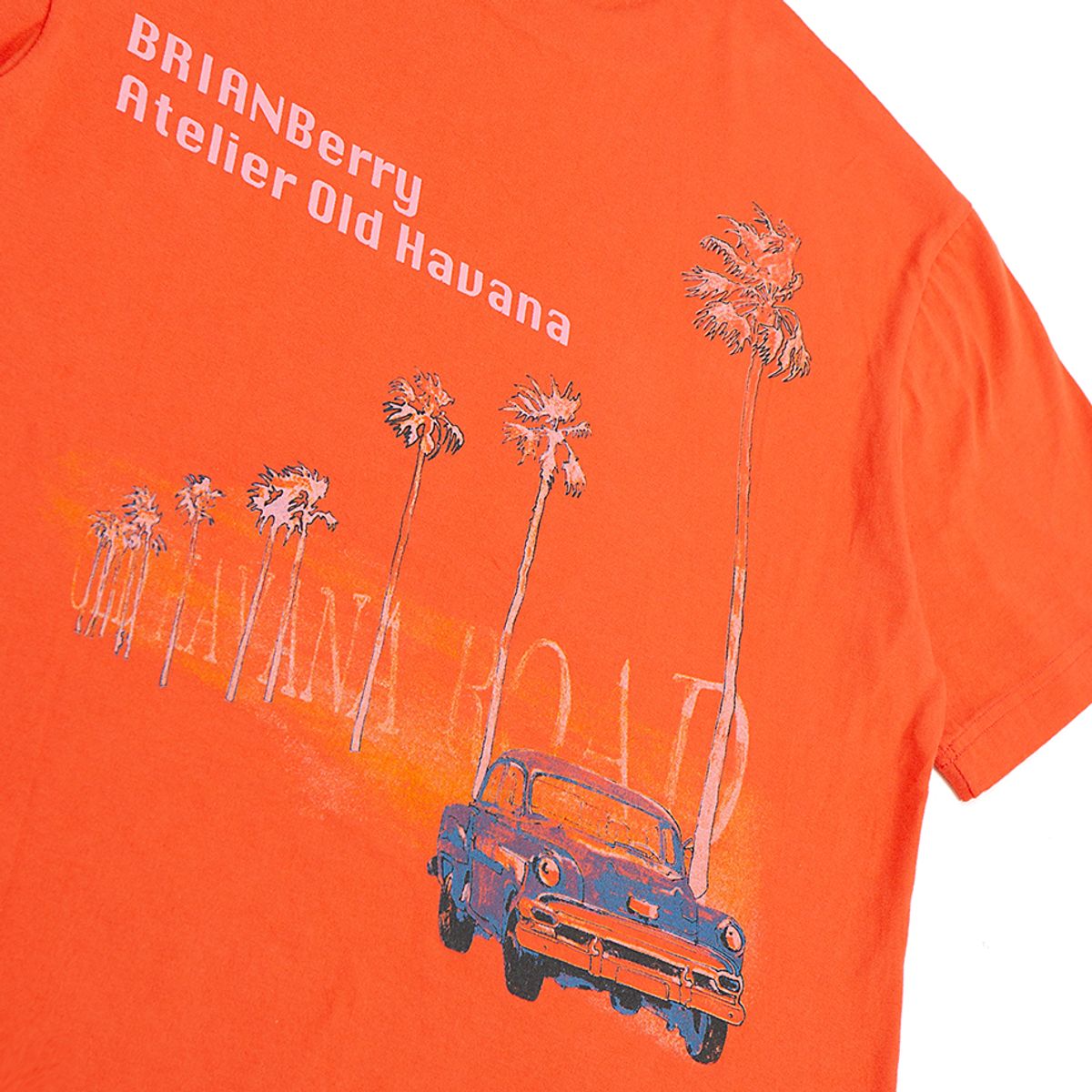 브라이언베리(BRIAN BERRY) GRANMA GRAPHIC TEE_B/ORANGE