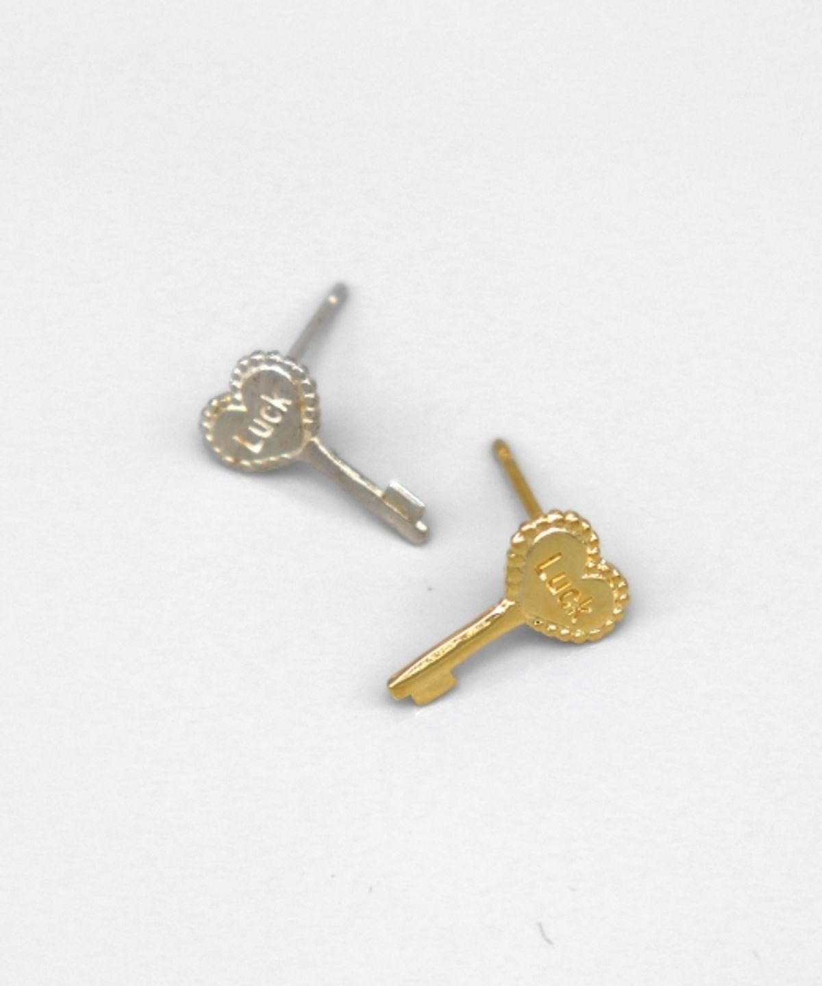봉보(BONBEAU) Mini Kitsch motives silver pin Eearings 미니 키치 모티브 은침 귀걸이