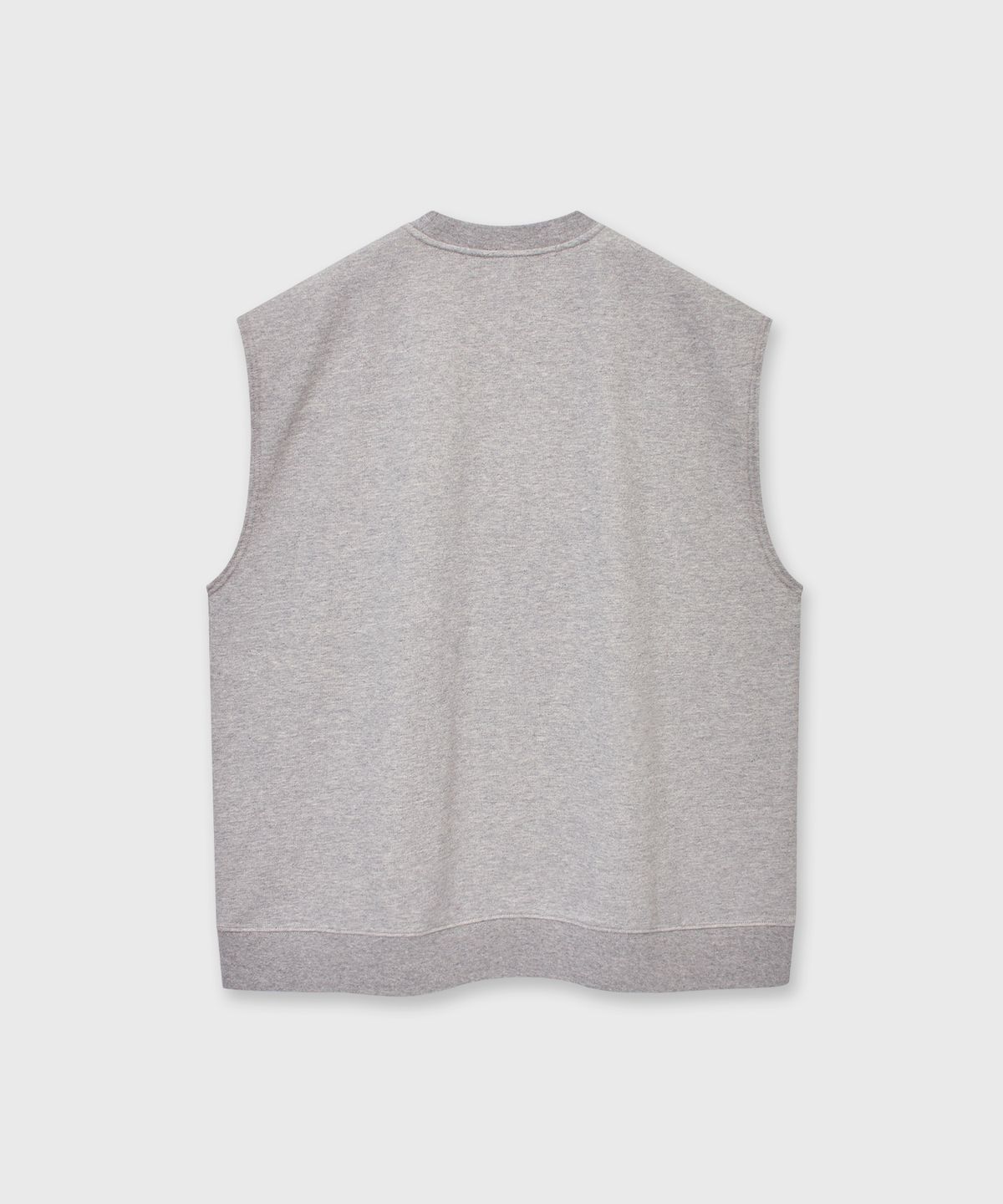 인지액티브(INJIACTIVE) SUN DRAWING SLEEVELESS SWEATSHIRT 그레이