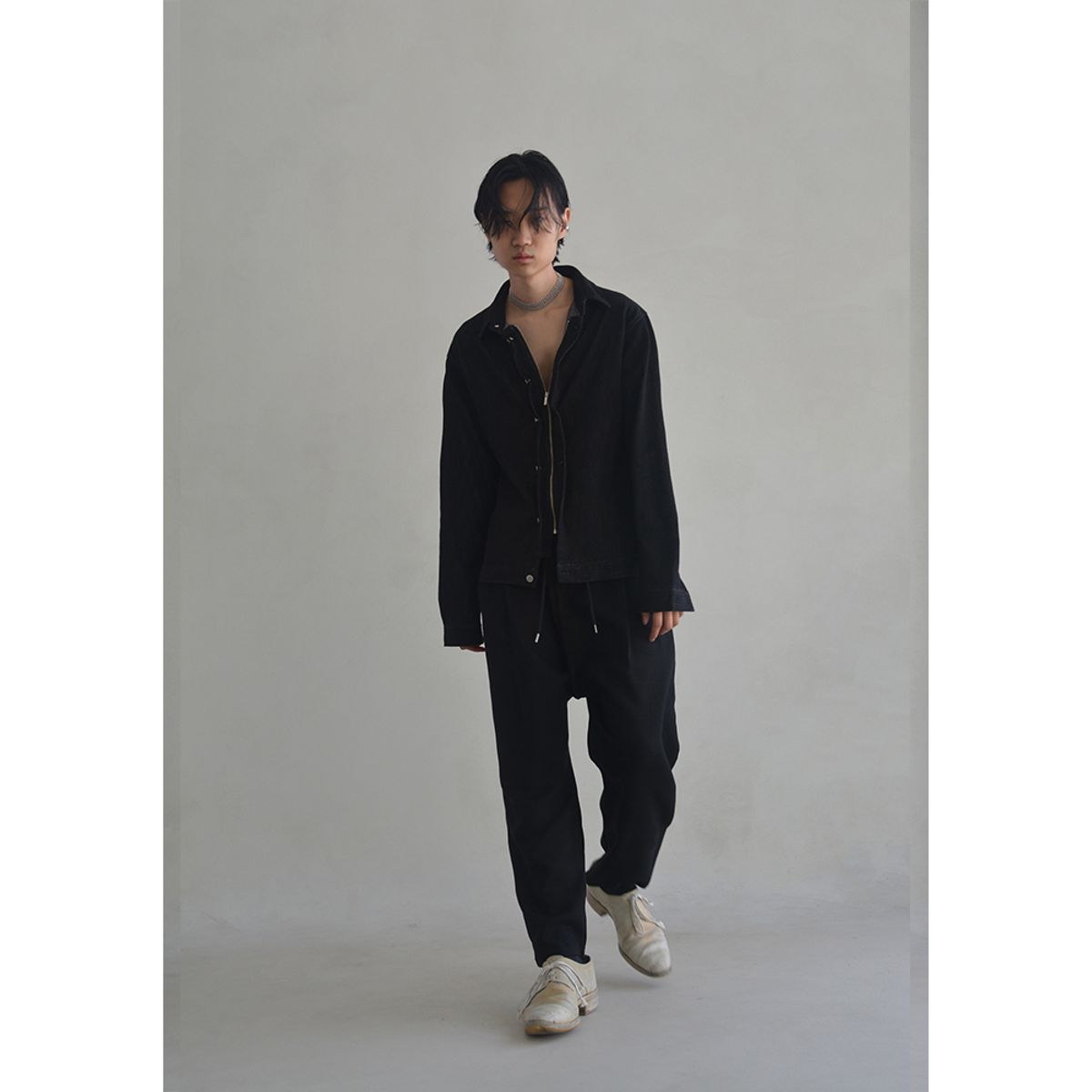 블릭베이크(BLEAKBAKE) Banding saruel pants