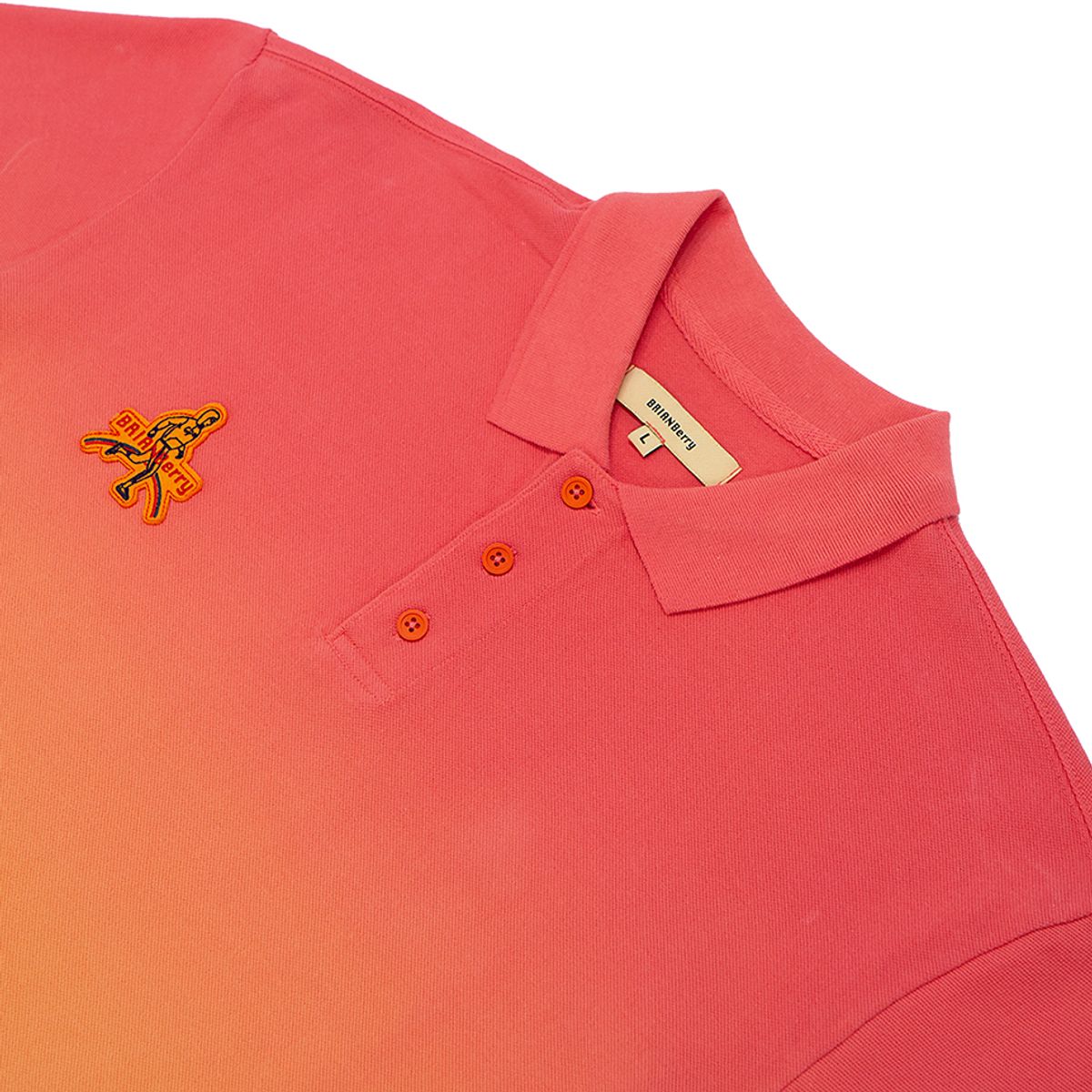 브라이언베리(BRIAN BERRY) ARC POLO TEE_PEACH