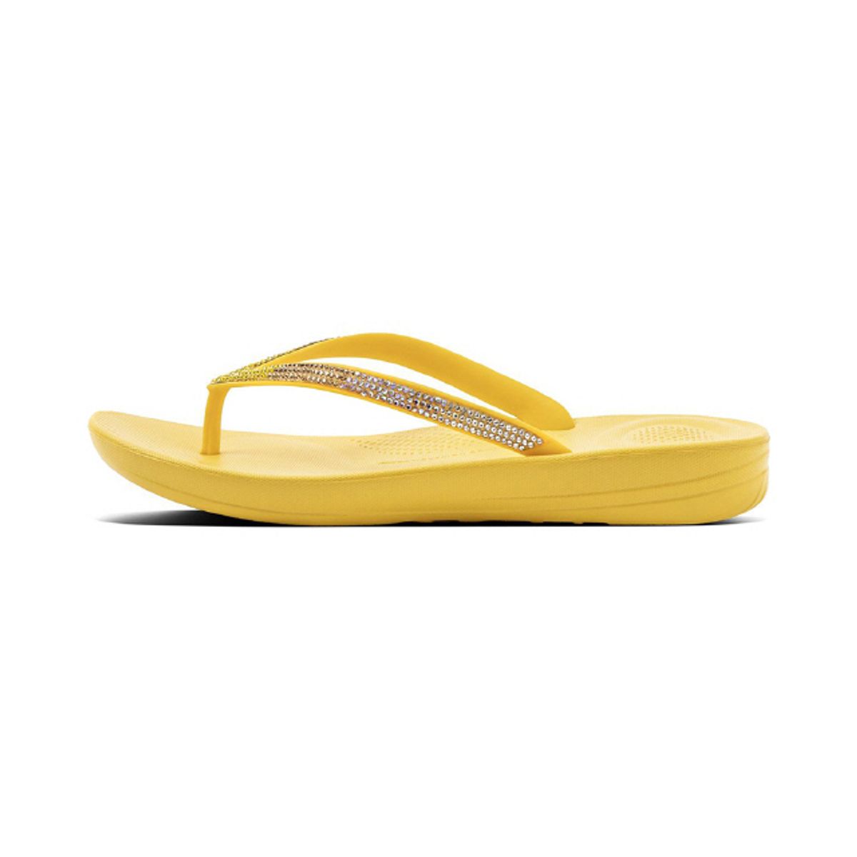 핏플랍(FITFLOP) 아이쿠션 옴브레 스파클 쪼리 Sunshine Yellow