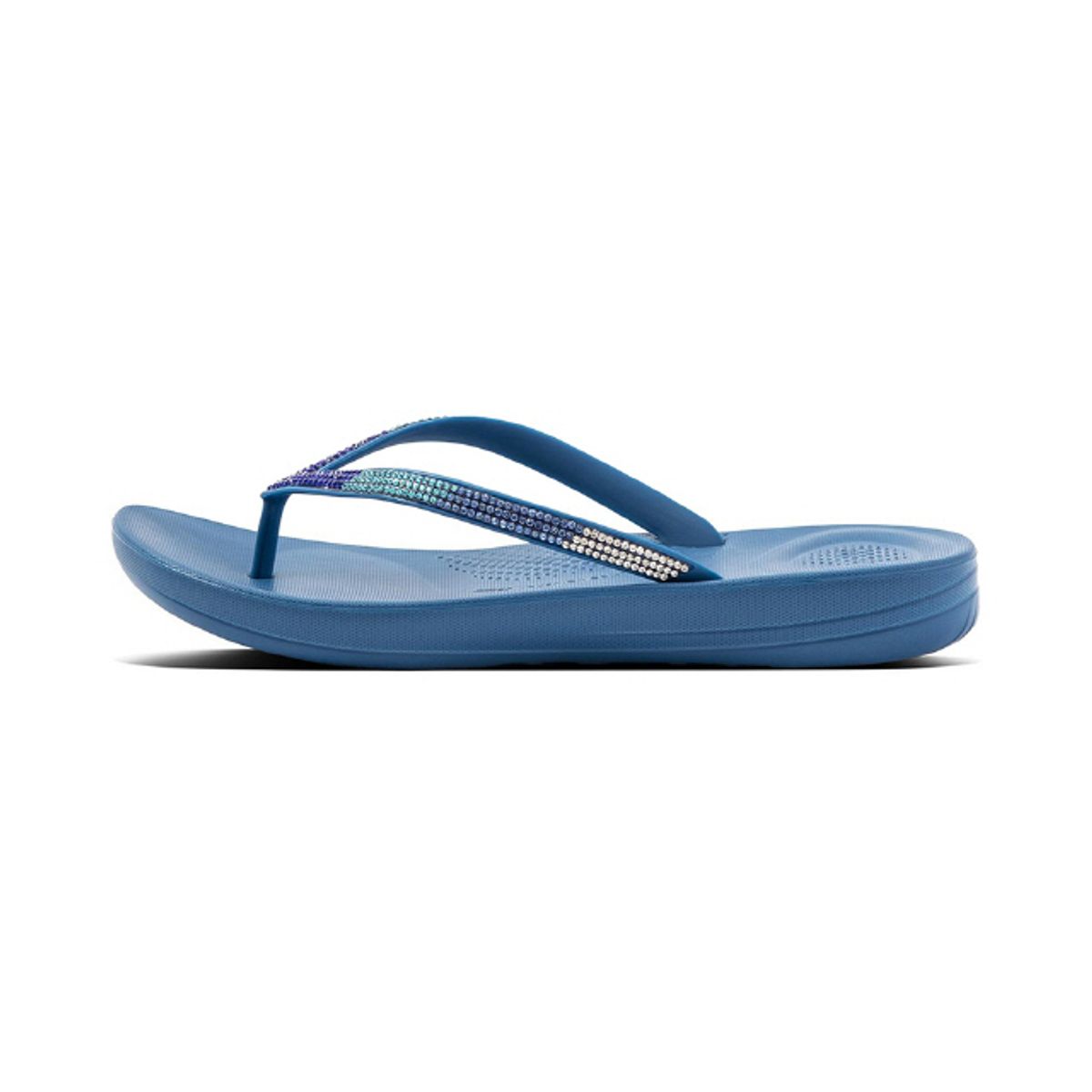 핏플랍(FITFLOP) 아이쿠션 옴브레 스파클 쪼리 Sea Blue