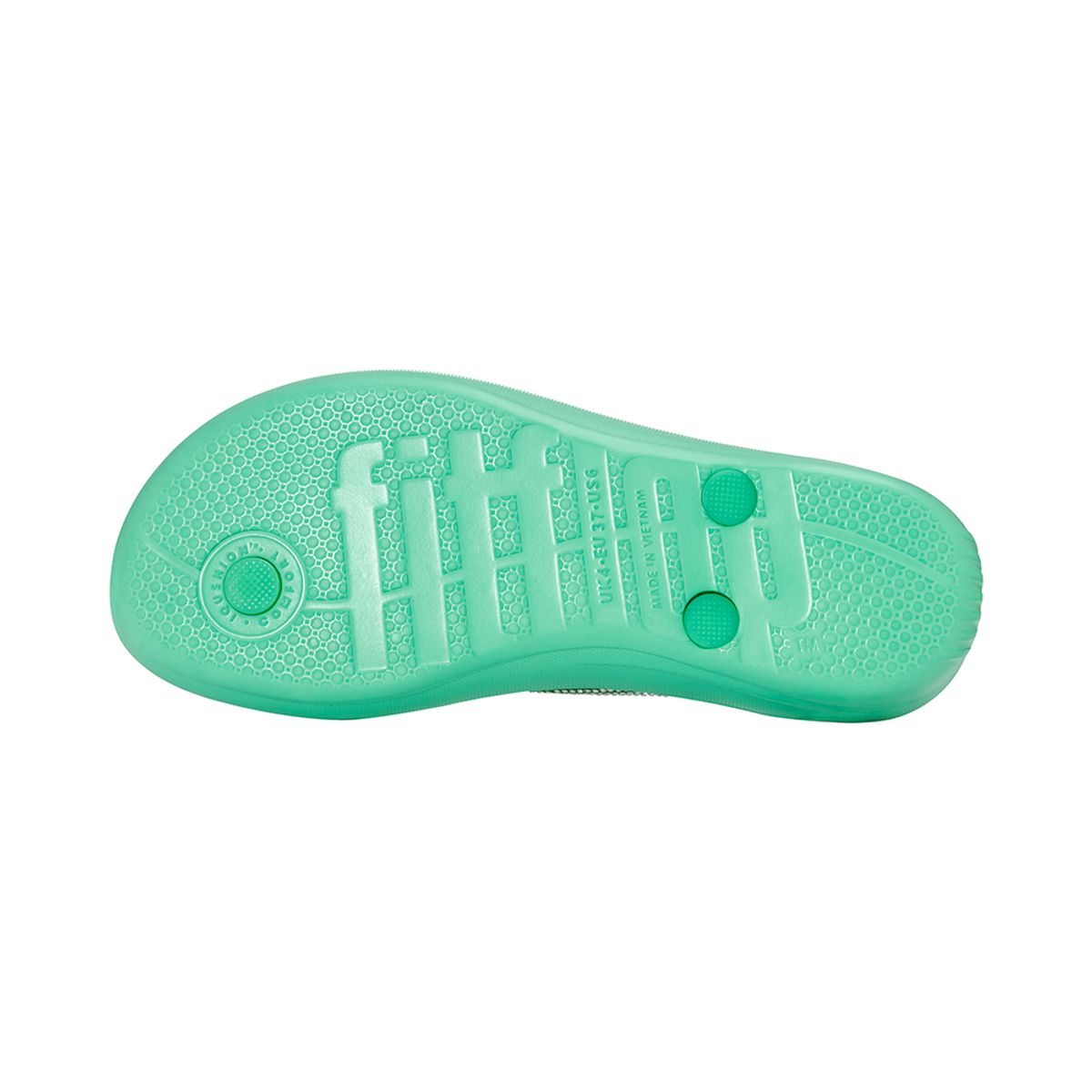 핏플랍(FITFLOP) 아이쿠션 옴브레 스파클 쪼리 Mint Green