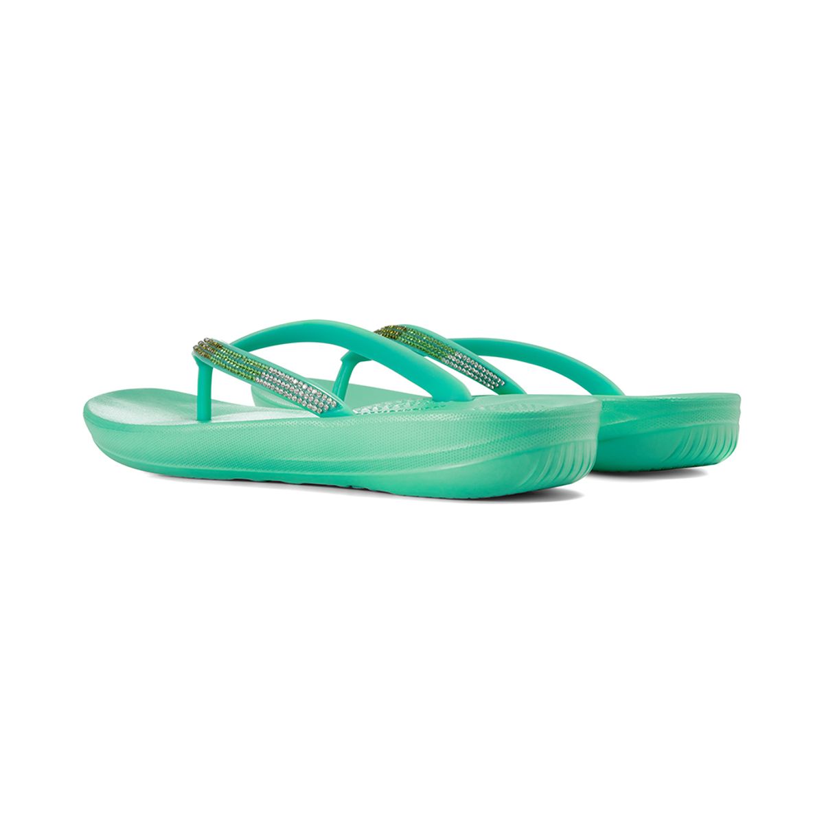 핏플랍(FITFLOP) 아이쿠션 옴브레 스파클 쪼리 Mint Green