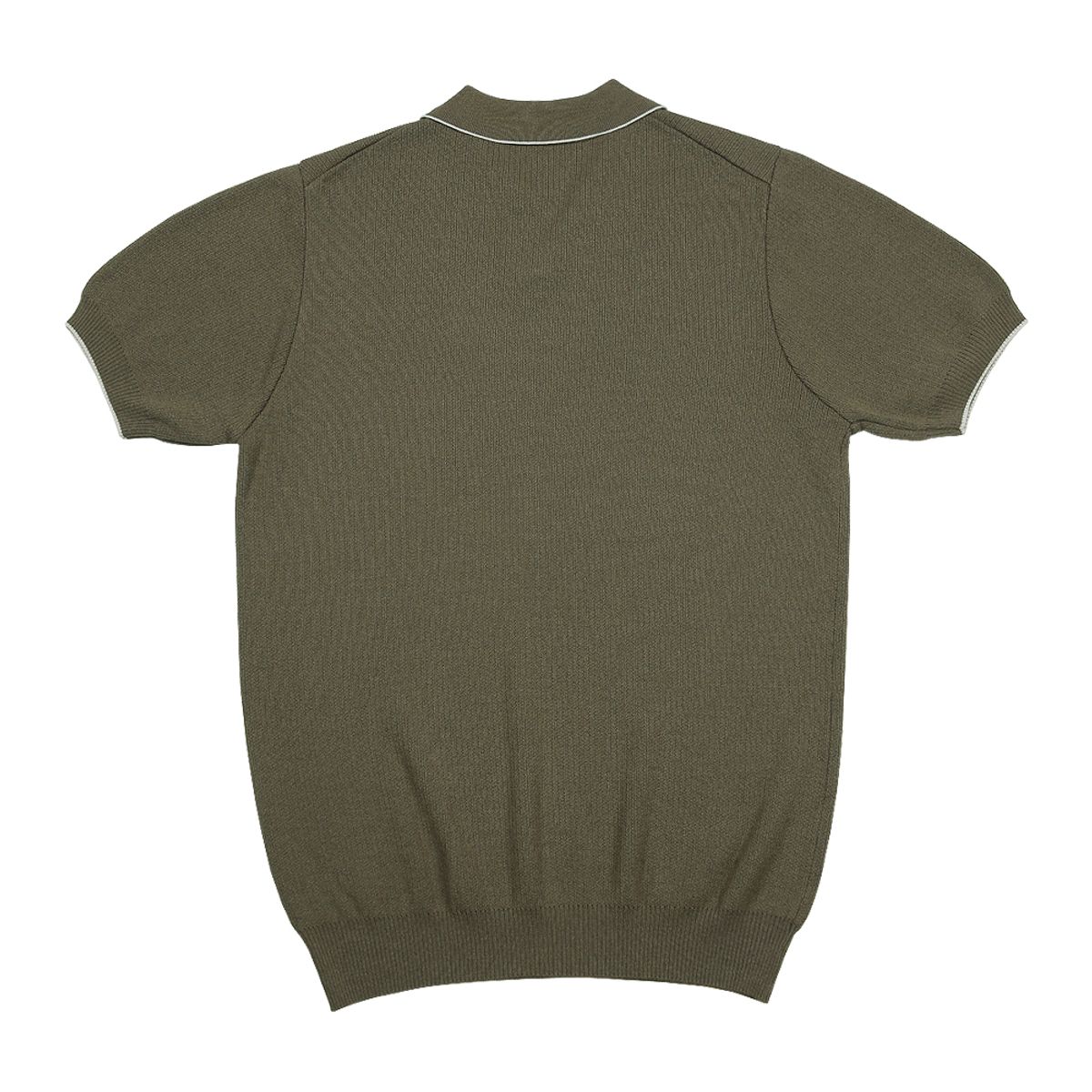 솔티(SORTIE) Combination collar knit (Khaki)