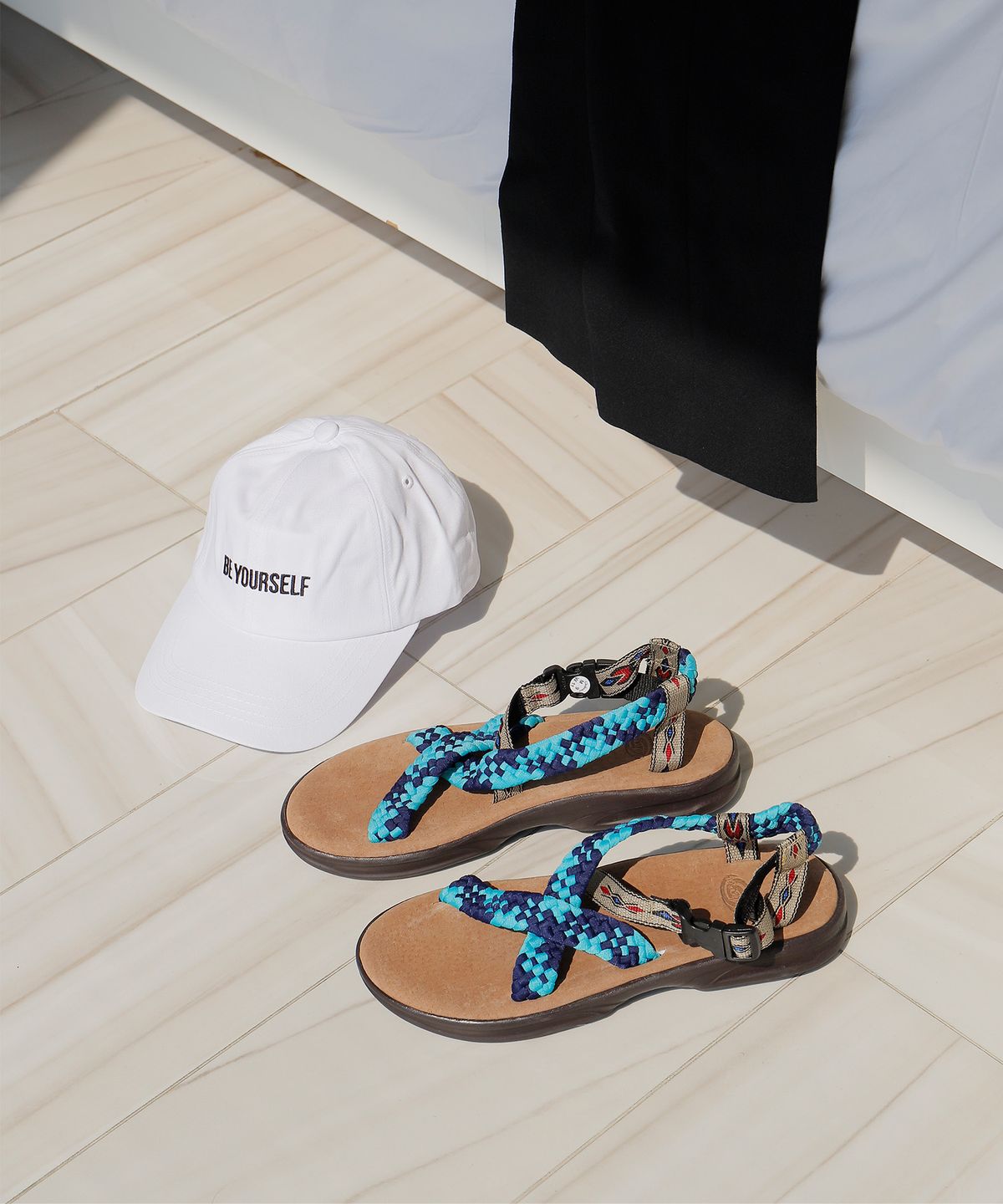 츄바스코(CHUBASCO) A130301 QUETZA TURQUOISE-NAVY/TIRA GRABADA