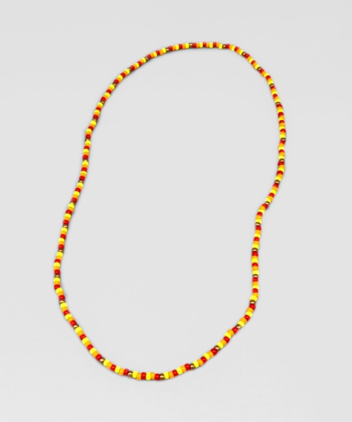 봉보(BONBEAU) Bronze beads mix color layered Necklace 브론즈 비즈 믹스 레이어드 목걸이 5color